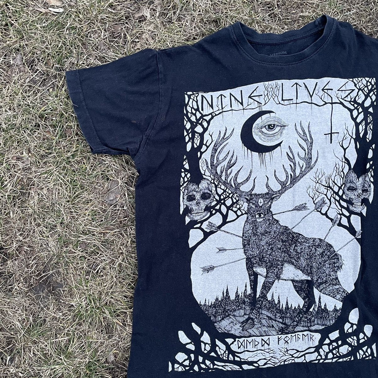 Band Tees Vintage 90s 666 Skulls Sexy Vamp Dead Face Horror Tee 90s Size US L / EU 52-54 / 3 - 4 Thumbnail