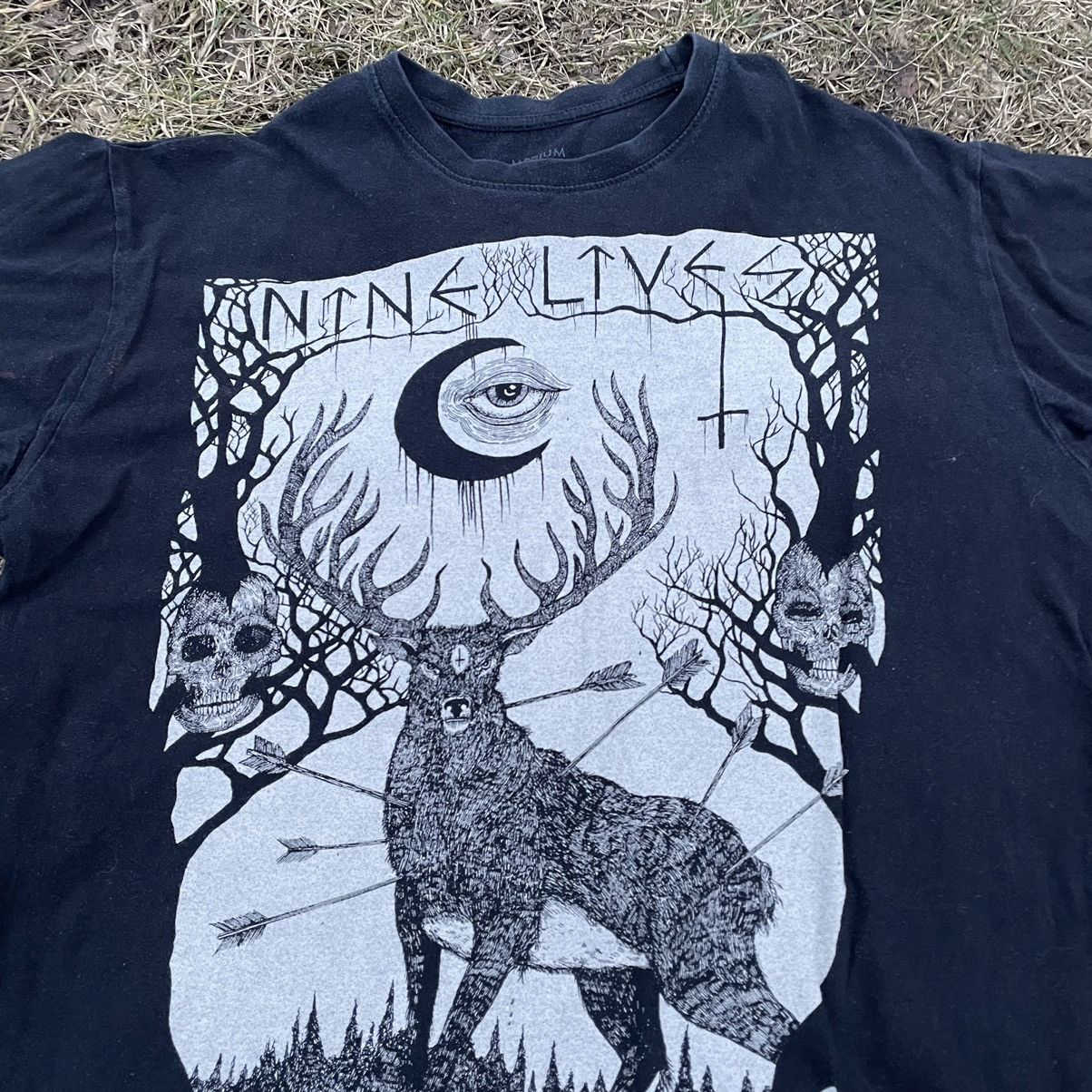 Band Tees Vintage 90s 666 Skulls Sexy Vamp Dead Face Horror Tee 90s Size US L / EU 52-54 / 3 - 5 Thumbnail