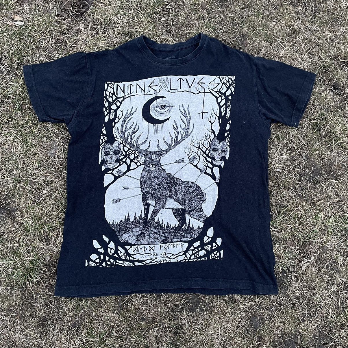 Band Tees Vintage 90s 666 Skulls Sexy Vamp Dead Face Horror Tee 90s Size US L / EU 52-54 / 3 - 2 Thumbnail