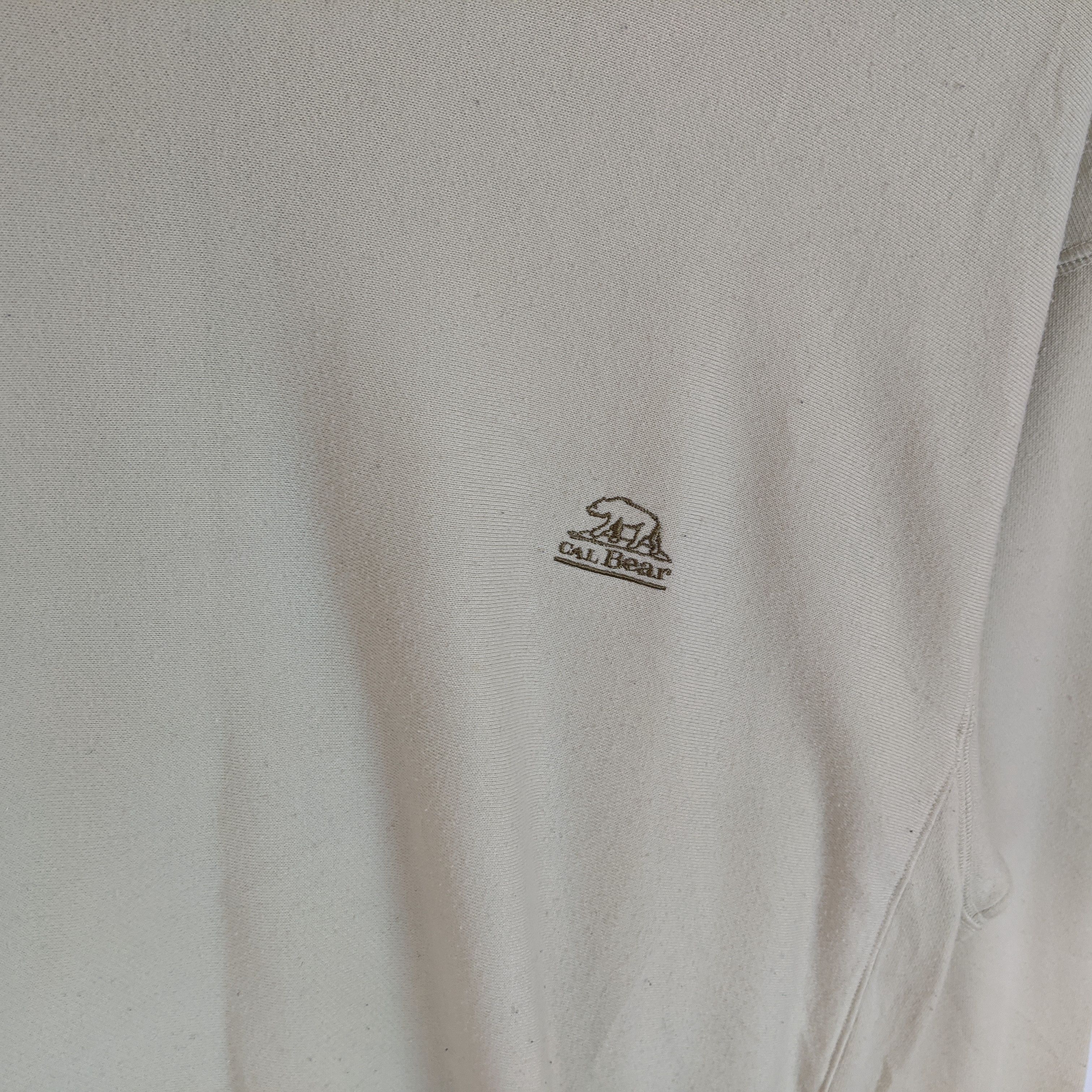 Japanese Brand × Vintage 2000's CAL BEAR California USA Plain Jumper Sweatshirt Size US L / EU 52-54 / 3 - 8 Thumbnail