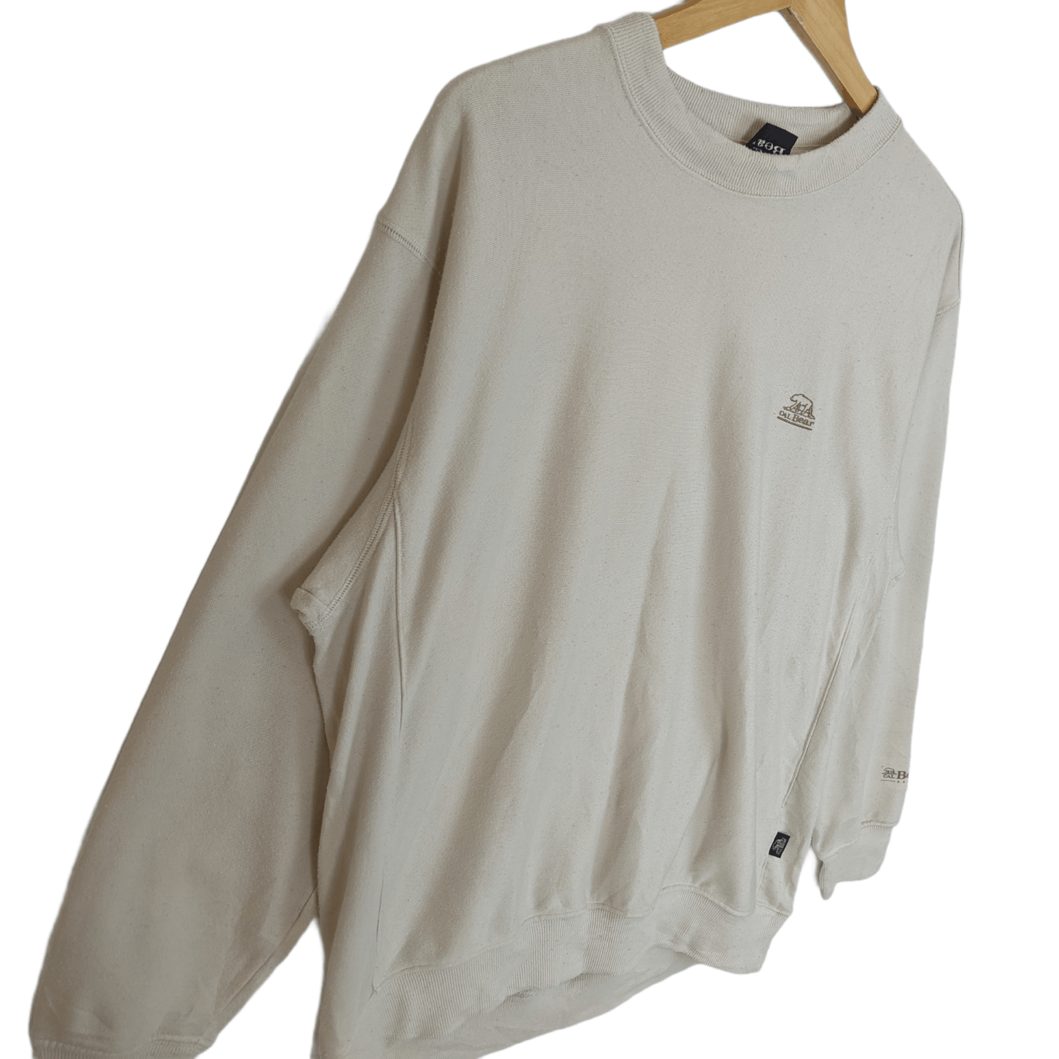 Japanese Brand × Vintage 2000's CAL BEAR California USA Plain Jumper Sweatshirt Size US L / EU 52-54 / 3 - 6 Thumbnail