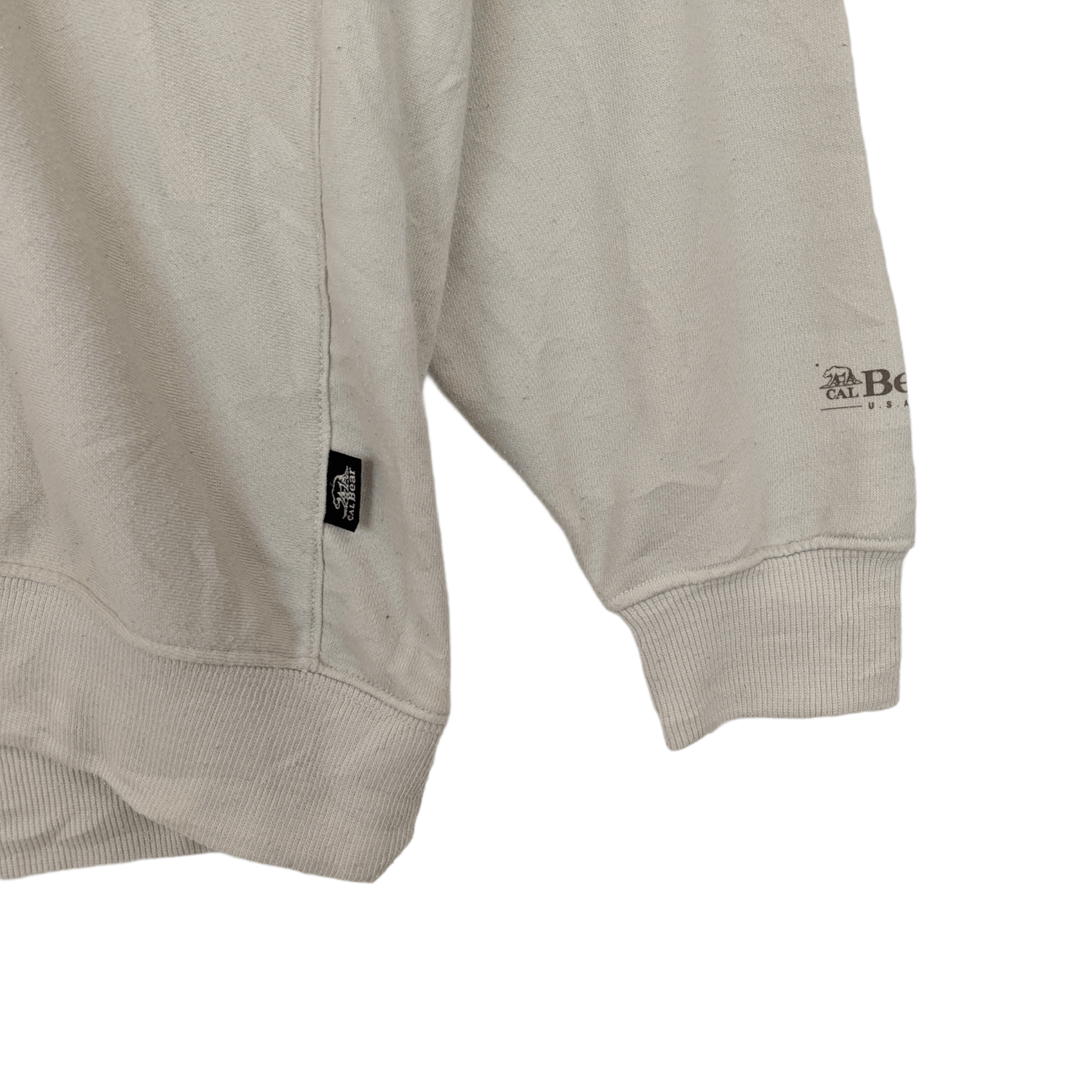 Japanese Brand × Vintage 2000's CAL BEAR California USA Plain Jumper Sweatshirt Size US L / EU 52-54 / 3 - 4 Thumbnail