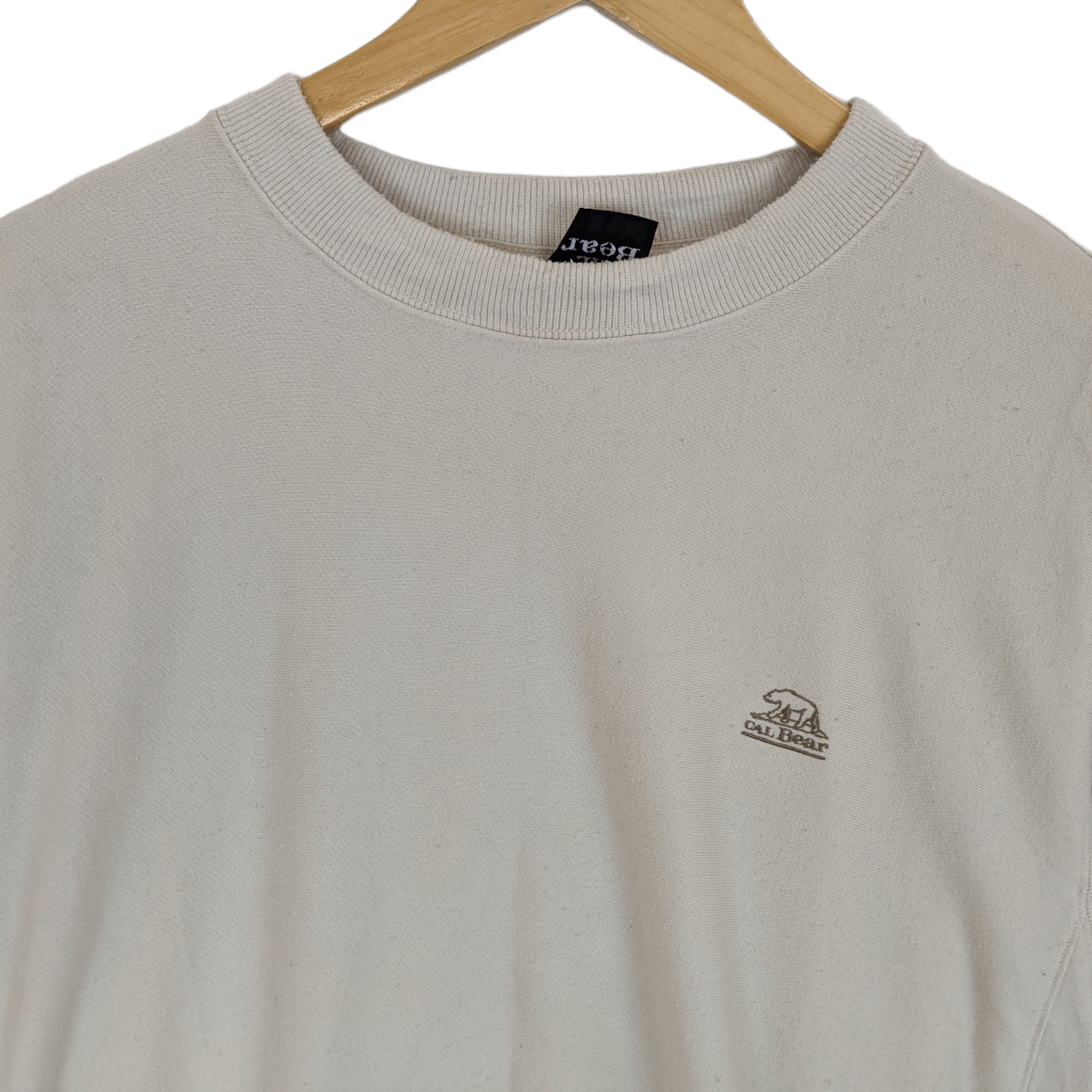 Japanese Brand × Vintage 2000's CAL BEAR California USA Plain Jumper Sweatshirt Size US L / EU 52-54 / 3 - 3 Thumbnail
