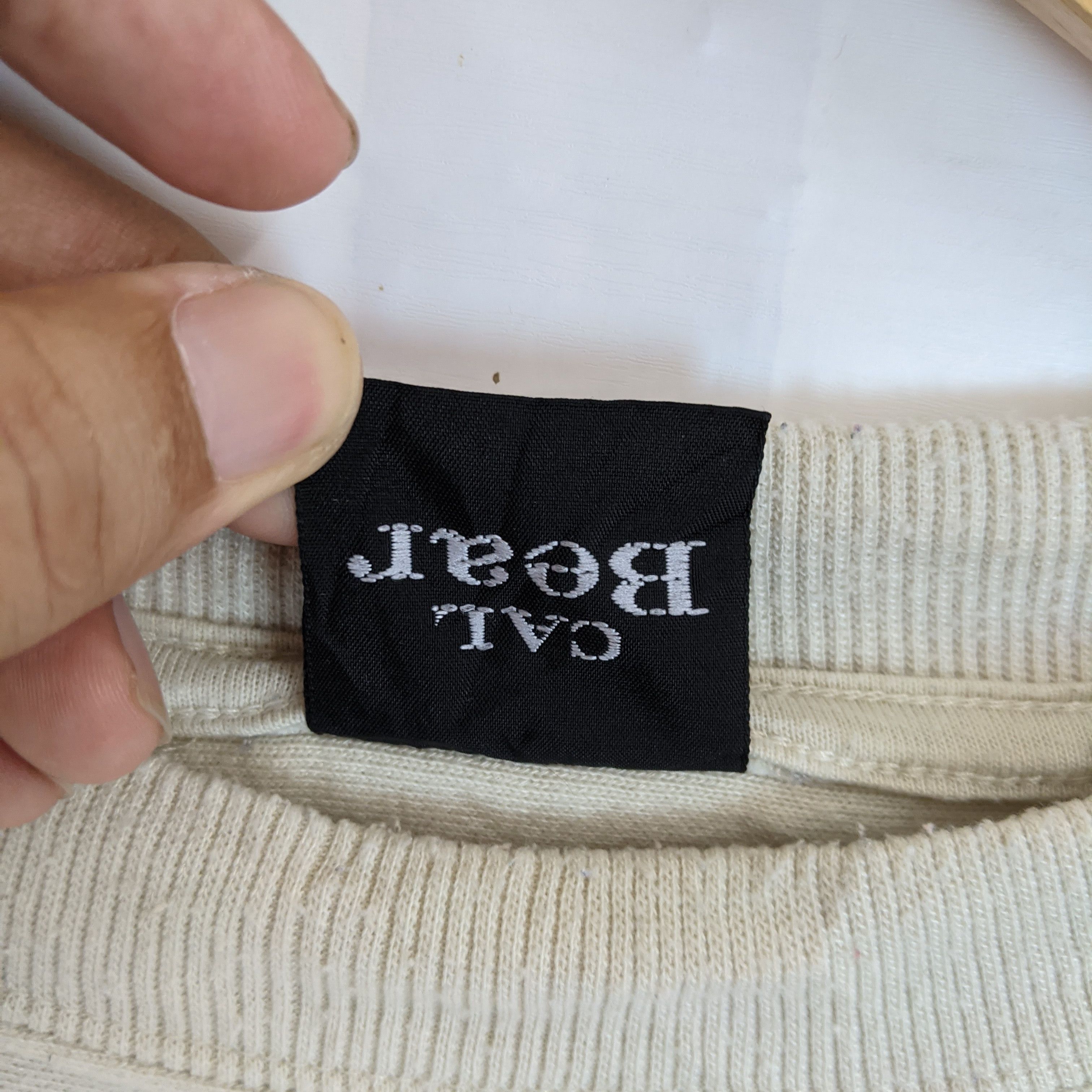 Japanese Brand × Vintage 2000's CAL BEAR California USA Plain Jumper Sweatshirt Size US L / EU 52-54 / 3 - 9 Thumbnail