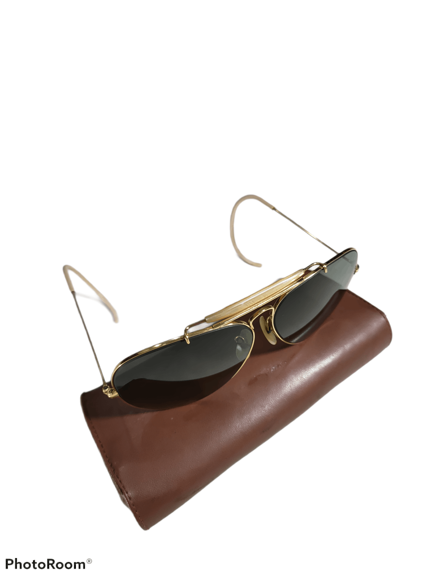 Bausch & Lomb VTG RAYBAN B&L 62-14 1960s - 1970s OUTSDOORMAN SUNGLASSES Size ONE SIZE - 3 Thumbnail