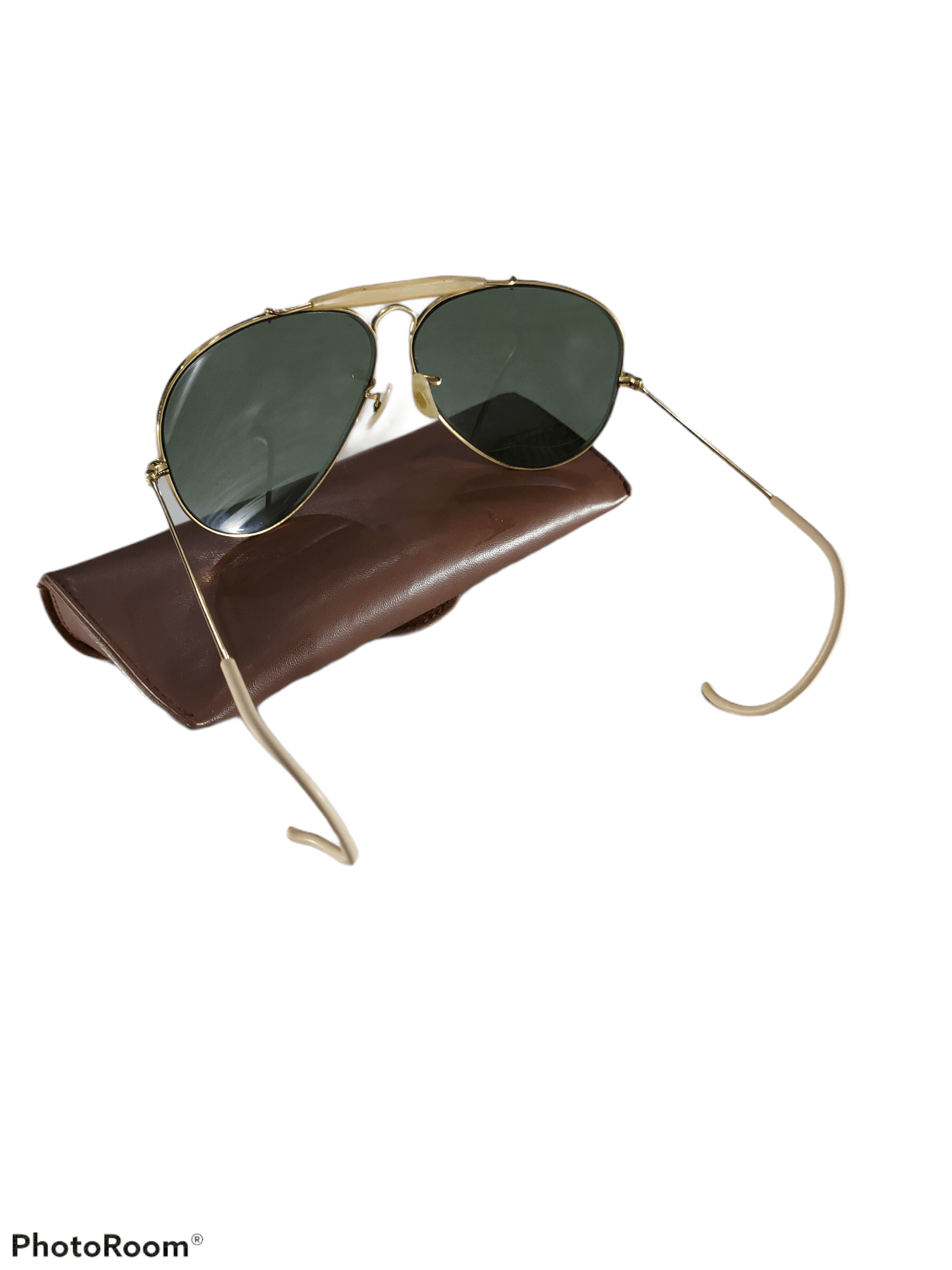 Bausch & Lomb VTG RAYBAN B&L 62-14 1960s - 1970s OUTSDOORMAN SUNGLASSES Size ONE SIZE - 2 Thumbnail