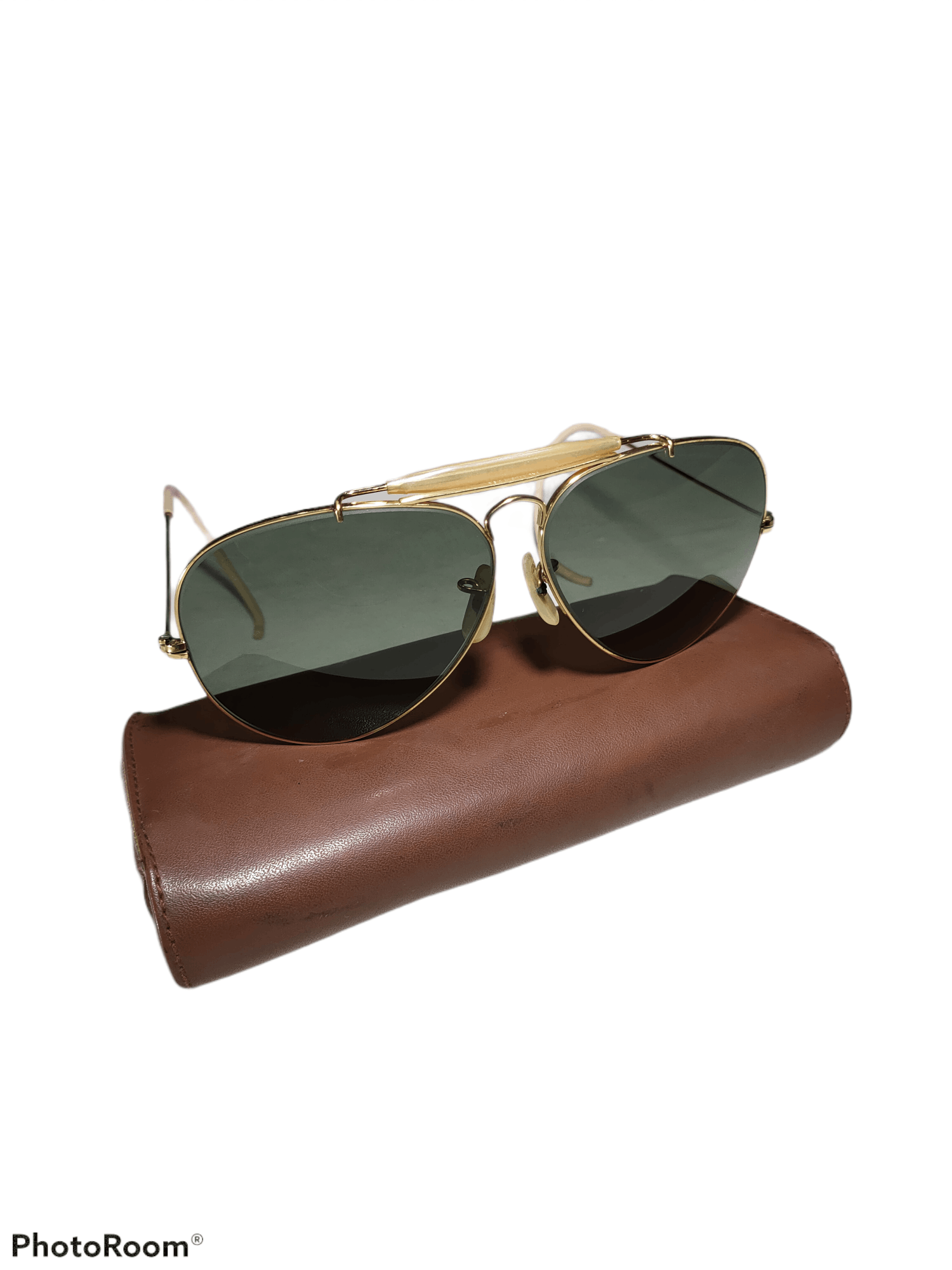 Bausch & Lomb VTG RAYBAN B&L 62-14 1960s - 1970s OUTSDOORMAN SUNGLASSES Size ONE SIZE - 1 Thumbnail