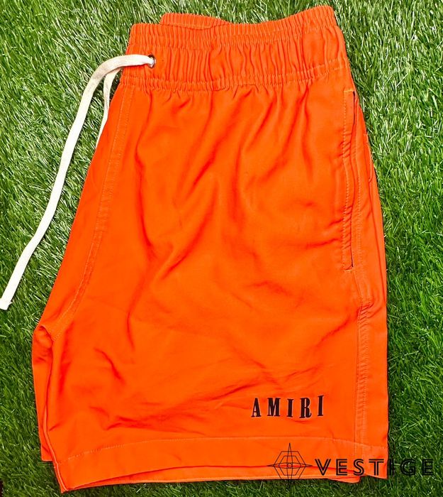 AMIRI Core Logo Swim Shorts Orange for Women