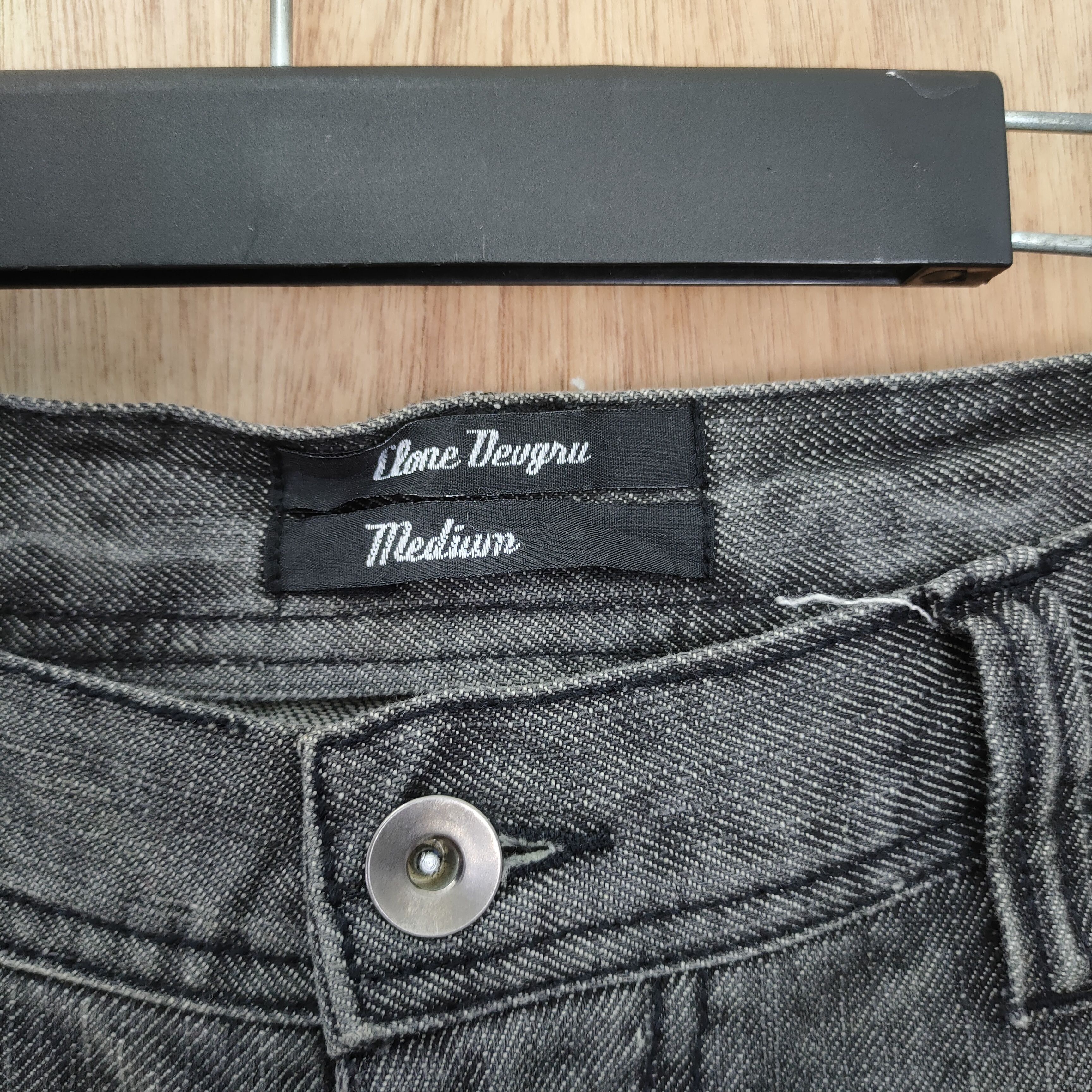 Japanese Brand VINTAGE CLONE DEUGRO BUCKLE BACK JEANS PANTS Size US 31 - 11 Thumbnail