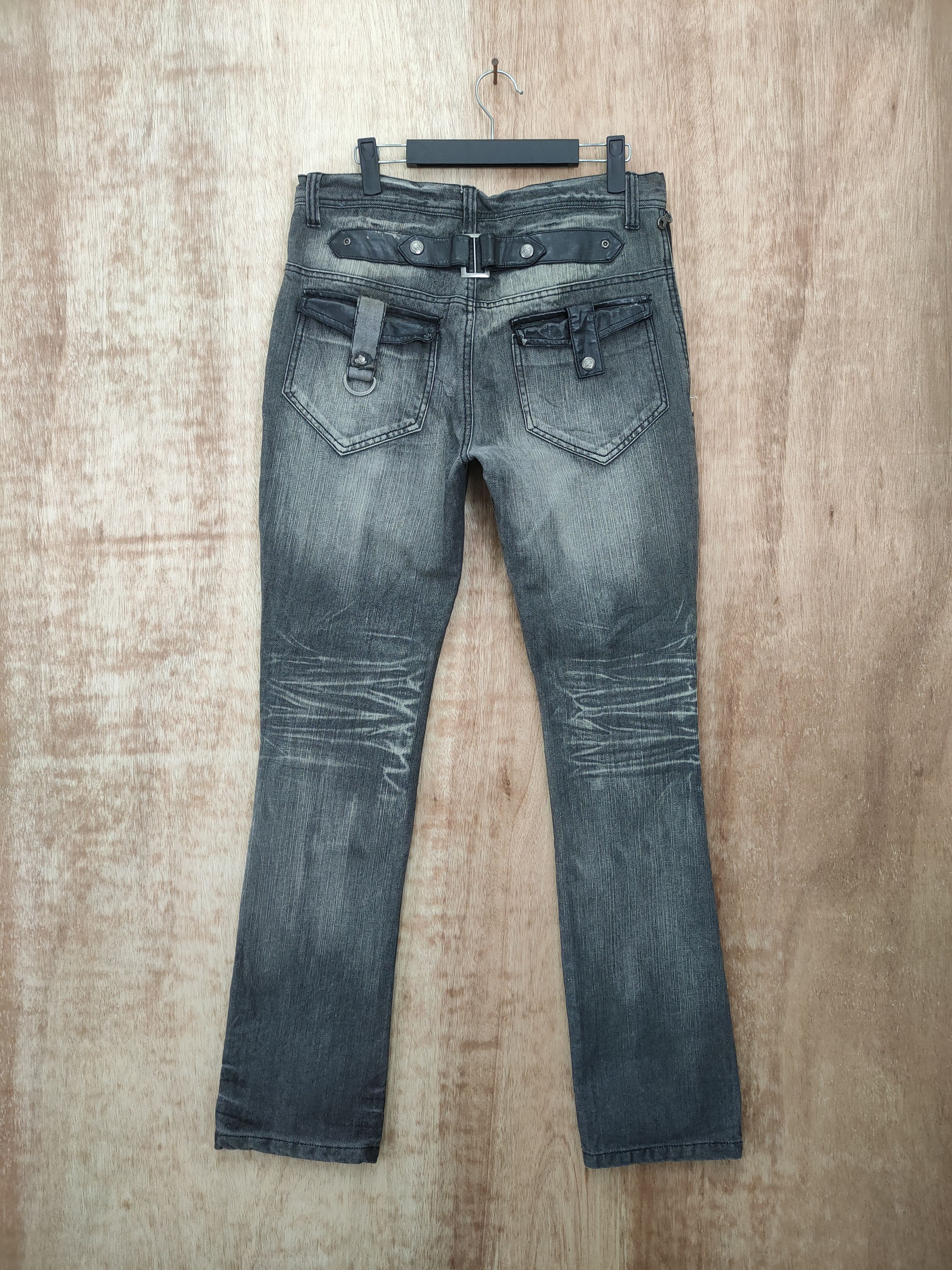 Japanese Brand VINTAGE CLONE DEUGRO BUCKLE BACK JEANS PANTS Size US 31 - 2 Thumbnail