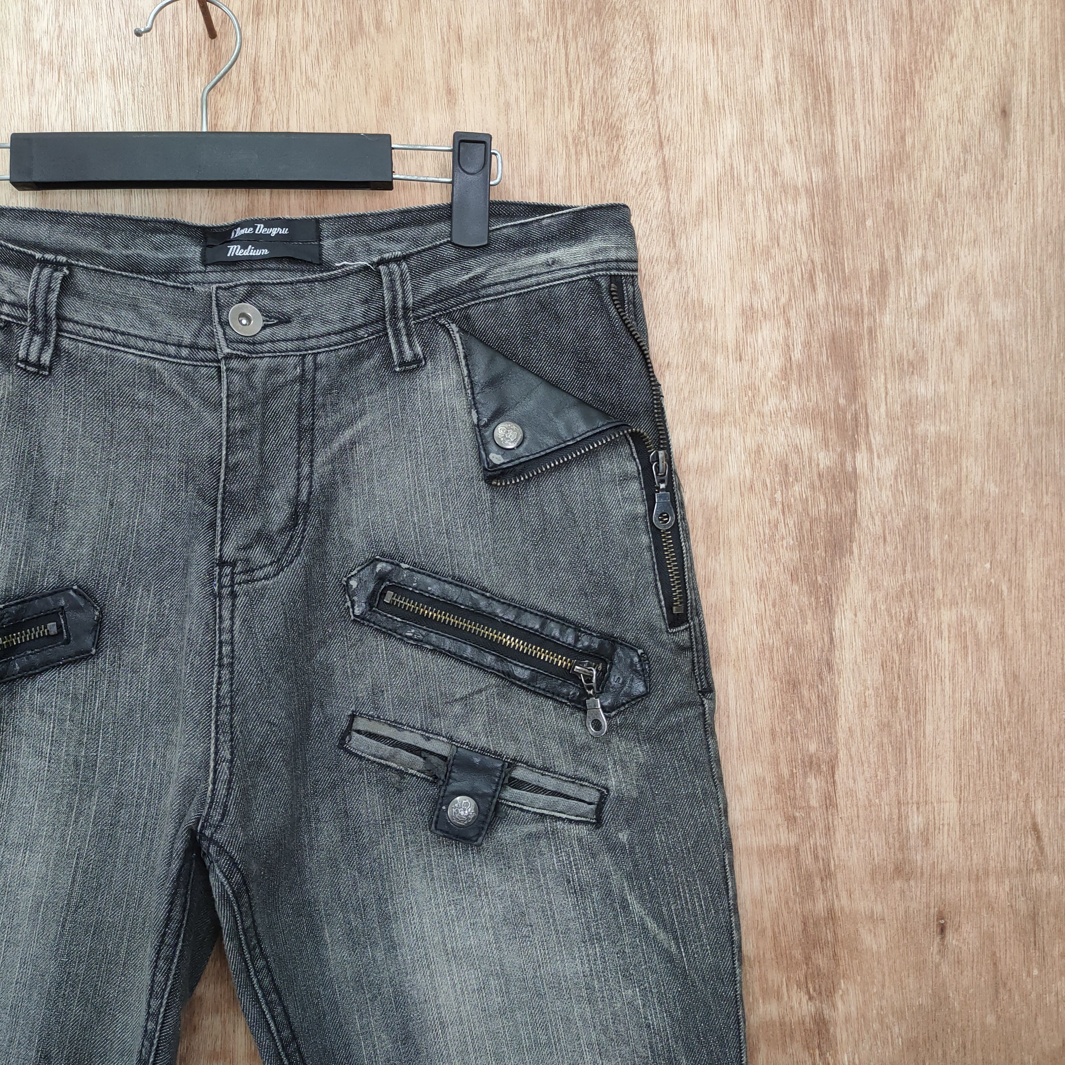 Japanese Brand VINTAGE CLONE DEUGRO BUCKLE BACK JEANS PANTS Size US 31 - 7 Thumbnail