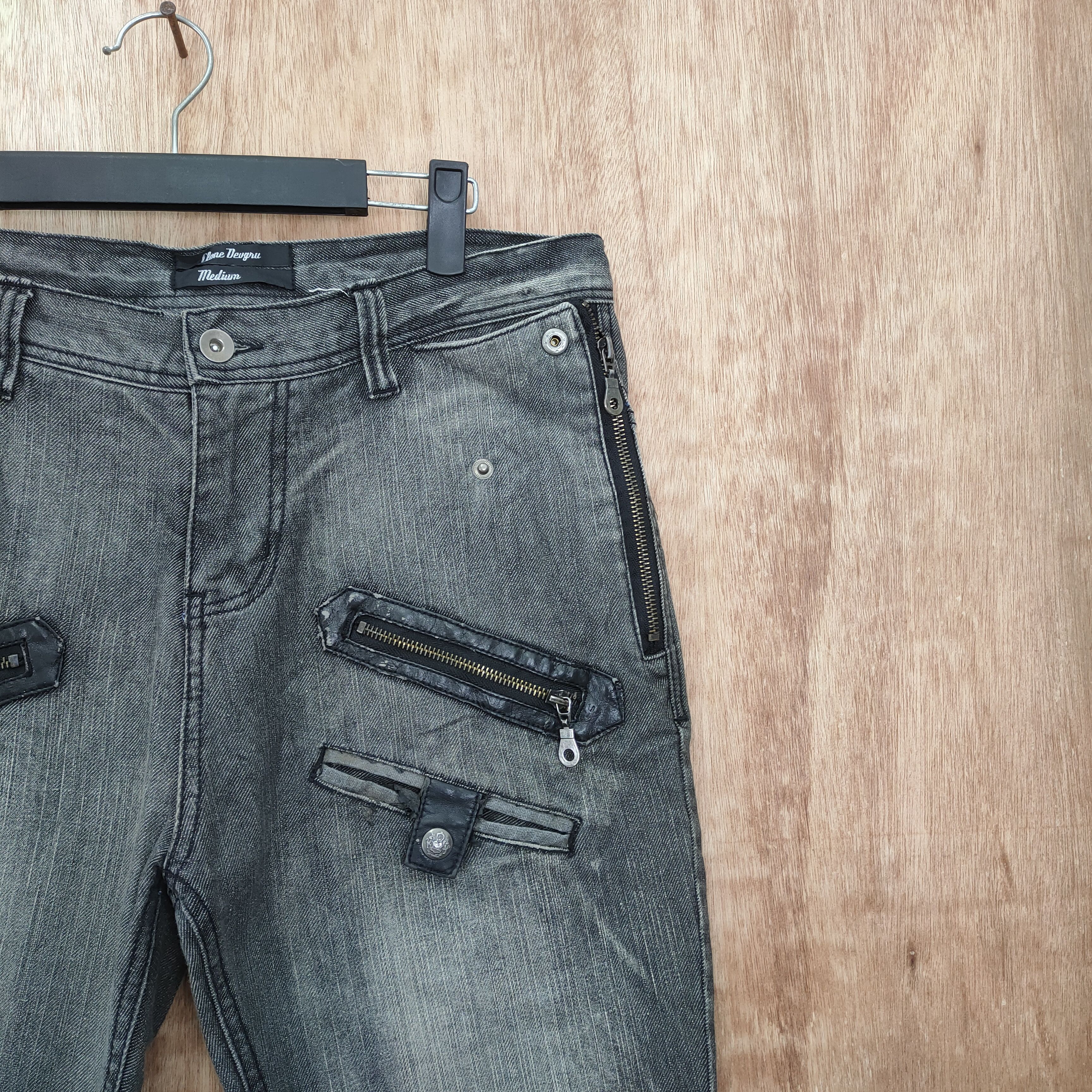 Japanese Brand VINTAGE CLONE DEUGRO BUCKLE BACK JEANS PANTS Size US 31 - 9 Thumbnail