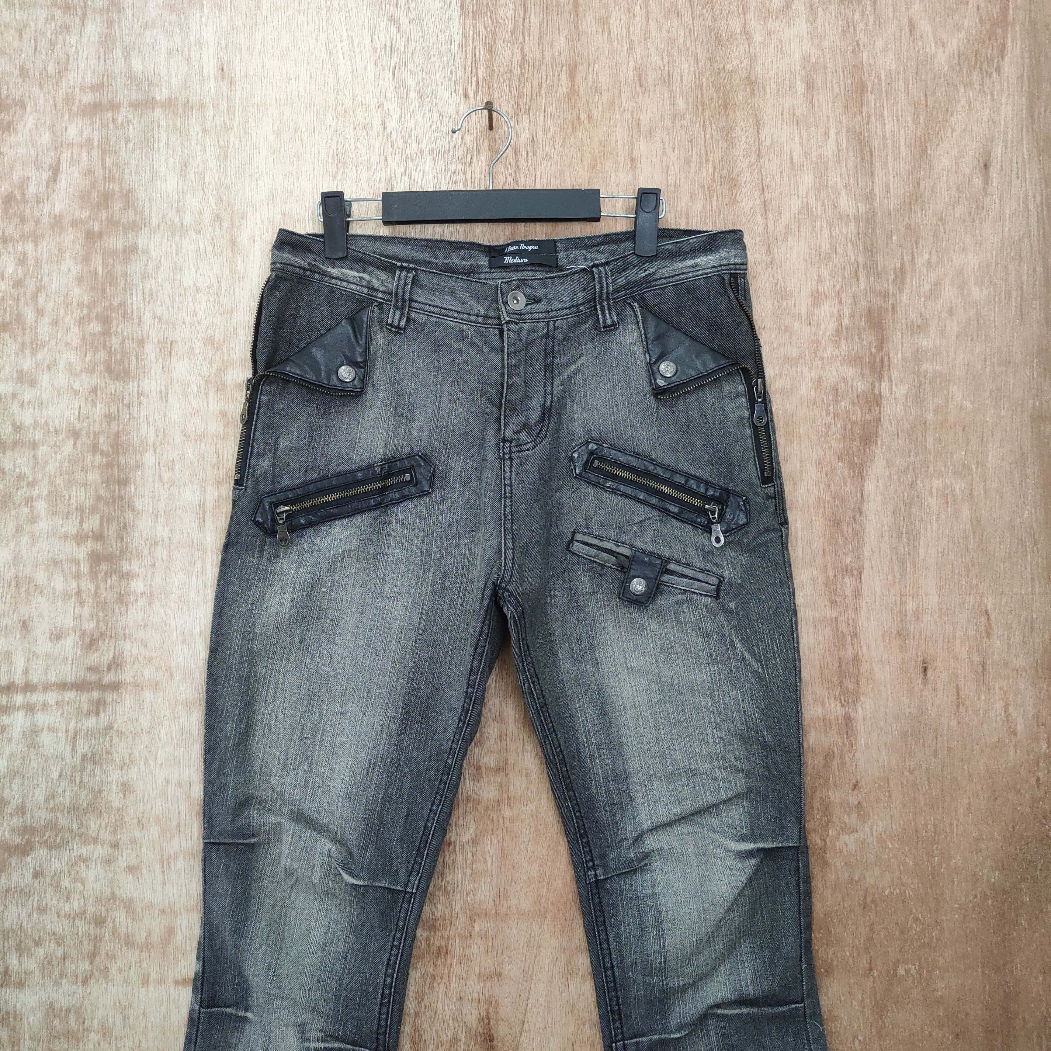 Japanese Brand VINTAGE CLONE DEUGRO BUCKLE BACK JEANS PANTS Size US 31 - 3 Thumbnail