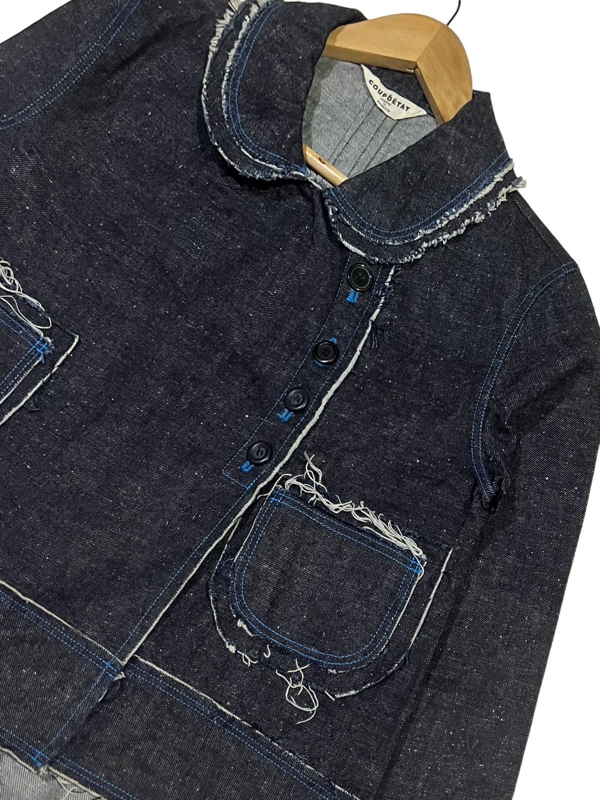 Japanese Brand × Seditionaries VINTAGE COUPDETAT TOKYO SEDITIONARIES DENIM JACKET G-DRAGON Size M / US 6-8 / IT 42-44 - 12 Thumbnail