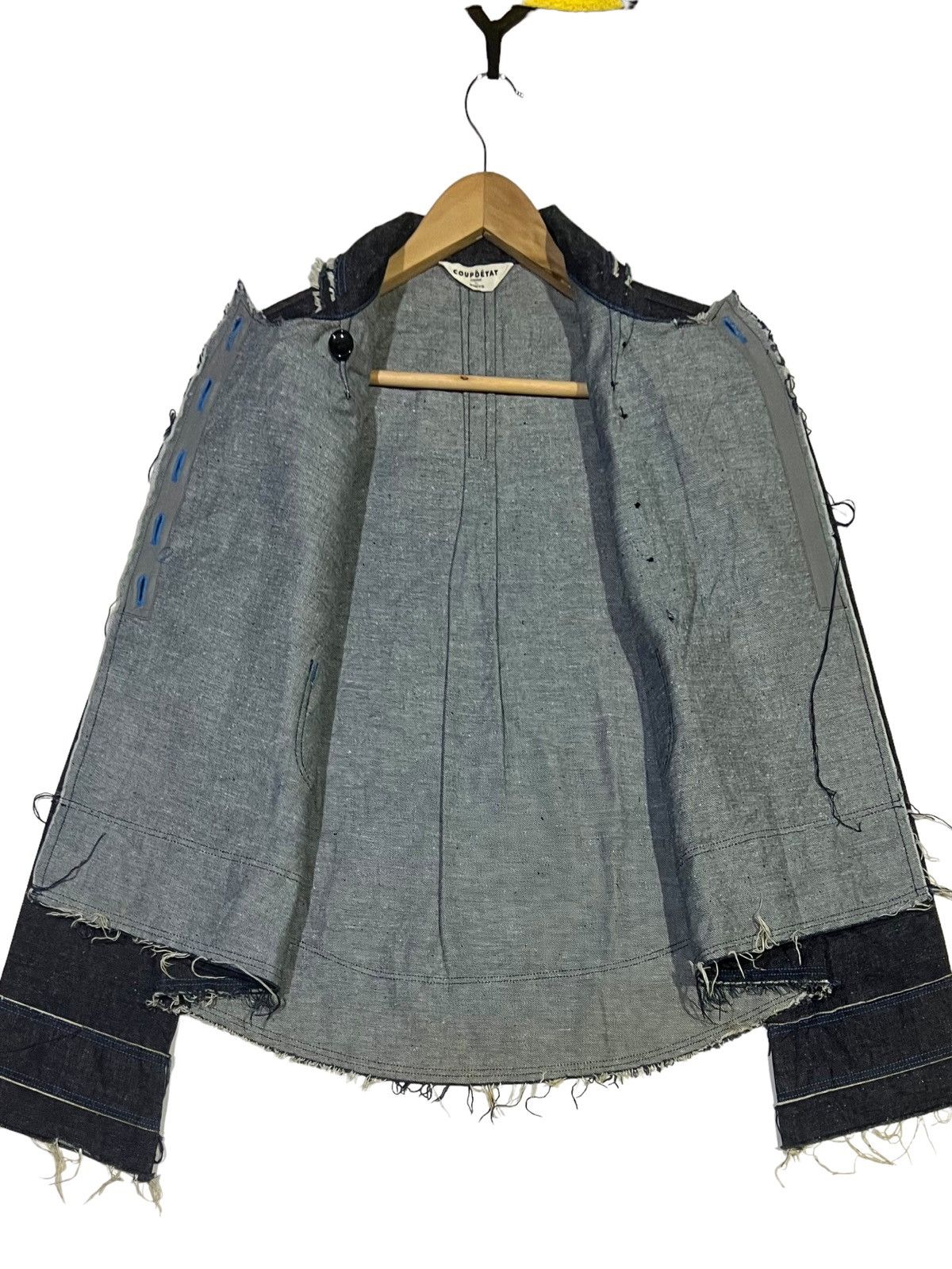 Japanese Brand × Seditionaries VINTAGE COUPDETAT TOKYO SEDITIONARIES DENIM JACKET G-DRAGON Size M / US 6-8 / IT 42-44 - 16 Thumbnail
