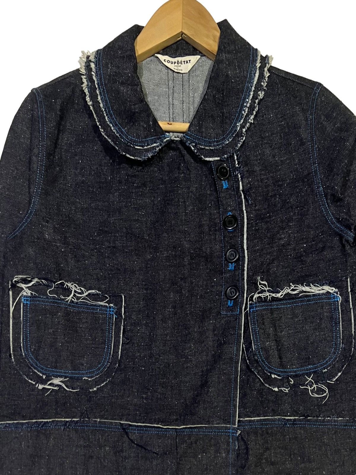 Japanese Brand × Seditionaries VINTAGE COUPDETAT TOKYO SEDITIONARIES DENIM JACKET G-DRAGON Size M / US 6-8 / IT 42-44 - 11 Thumbnail