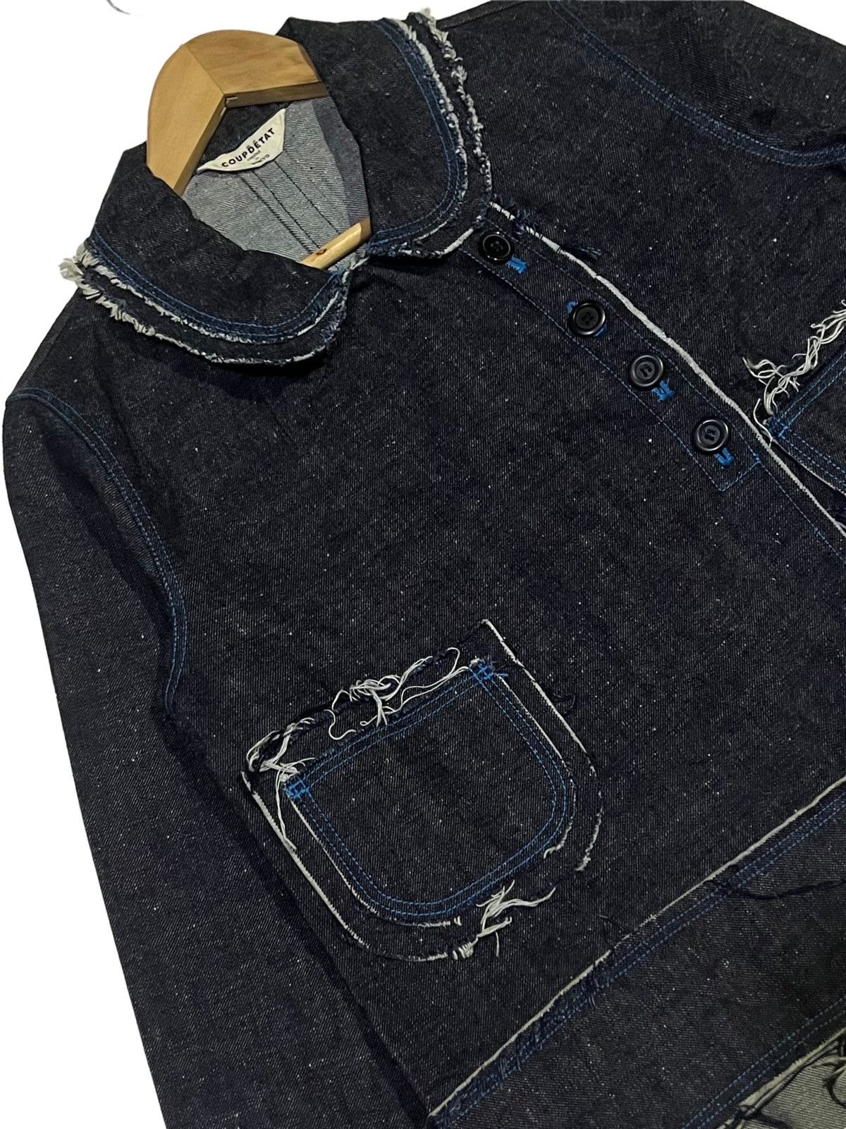 Japanese Brand × Seditionaries VINTAGE COUPDETAT TOKYO SEDITIONARIES DENIM JACKET G-DRAGON Size M / US 6-8 / IT 42-44 - 13 Thumbnail