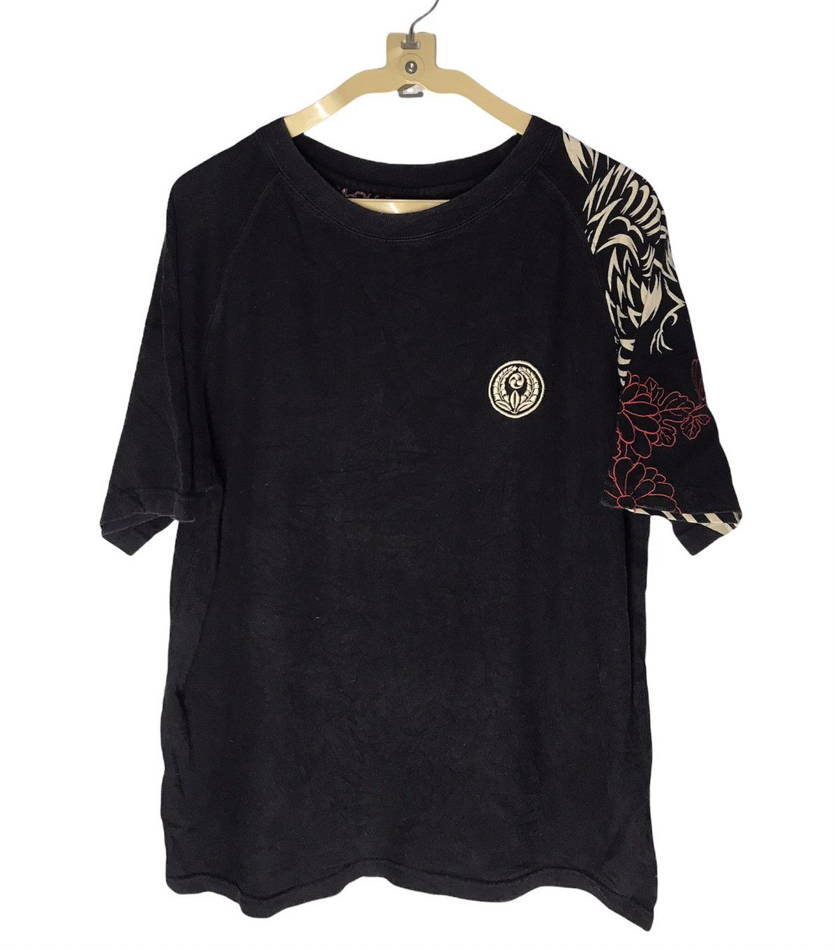 Sukajan tshirt embroidered printed