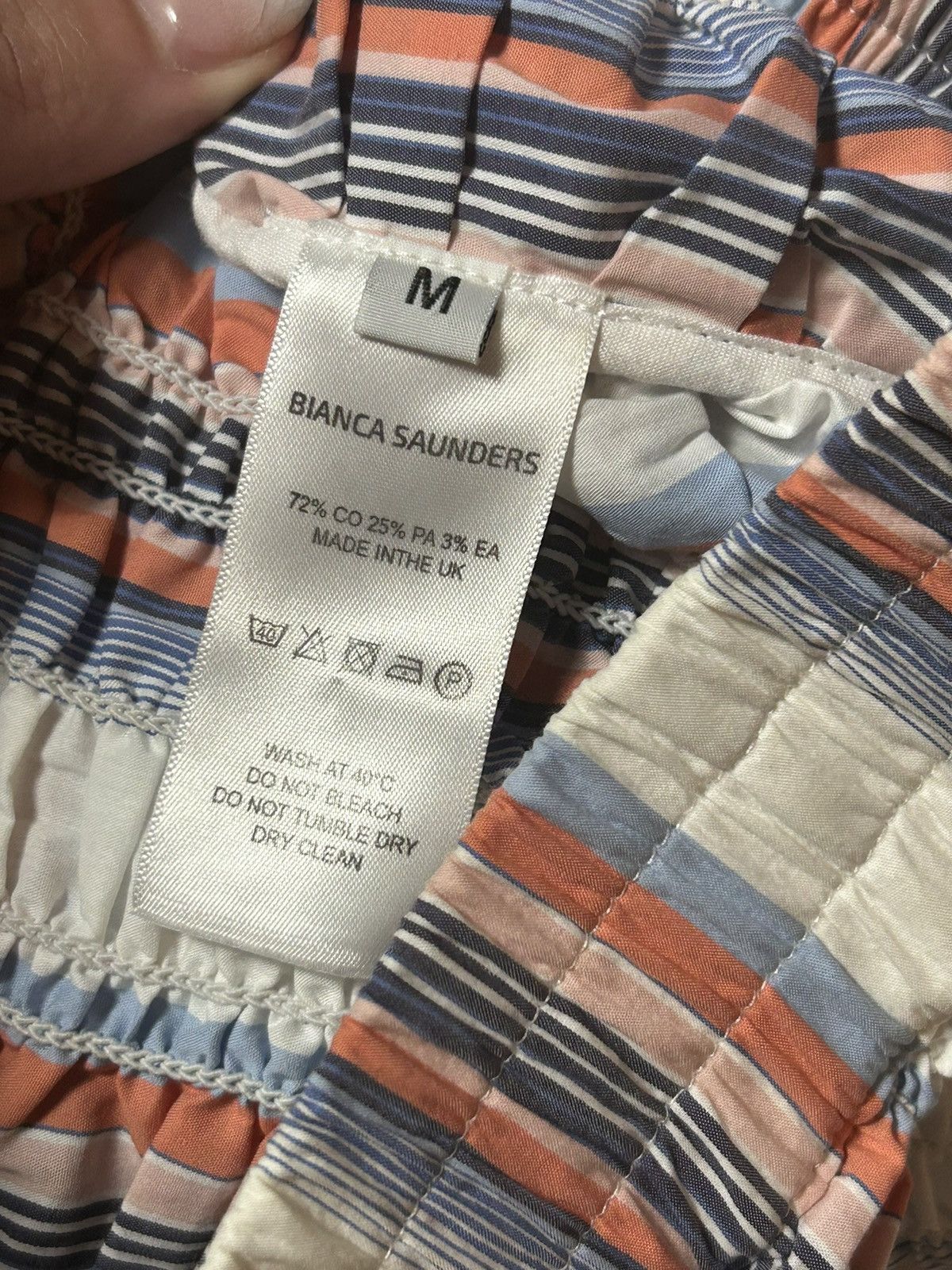 Bianca Saunders Ruched Parachute Shorts Size US 29 - 6 Thumbnail
