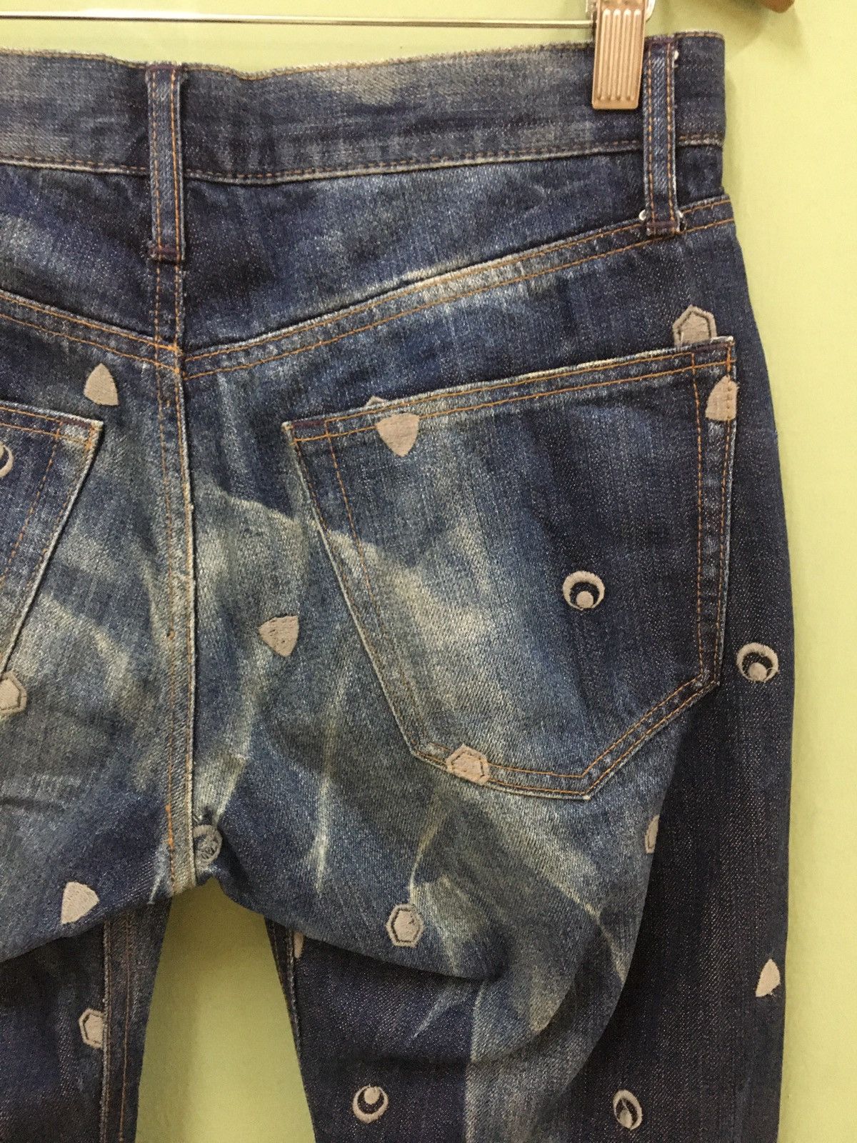 Hysteric Glamour × Takeo Kikuchi TK MIXPICE - RELAXED FIT WASHED ALLOVER EMBROIDERED LOGO Size US 30 / EU 46 - 9 Thumbnail