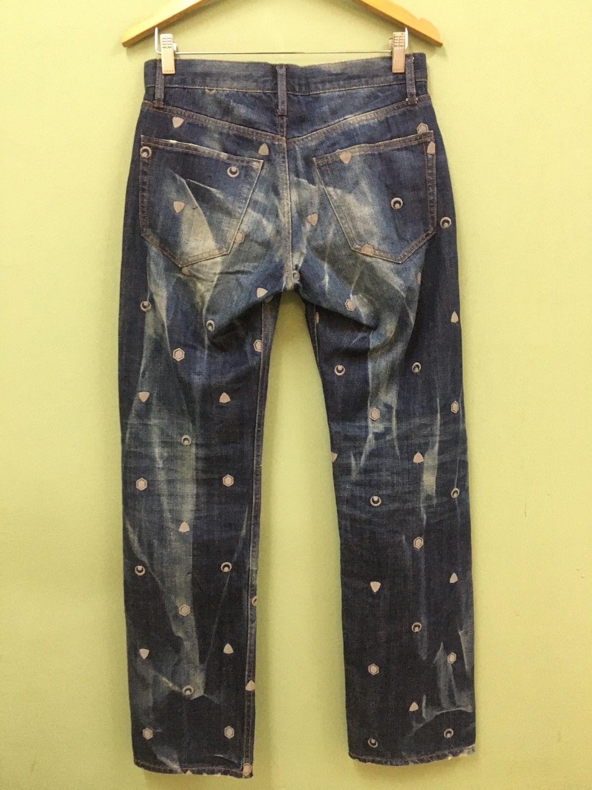 Hysteric Glamour × Takeo Kikuchi TK MIXPICE - RELAXED FIT WASHED ALLOVER EMBROIDERED LOGO Size US 30 / EU 46 - 6 Thumbnail