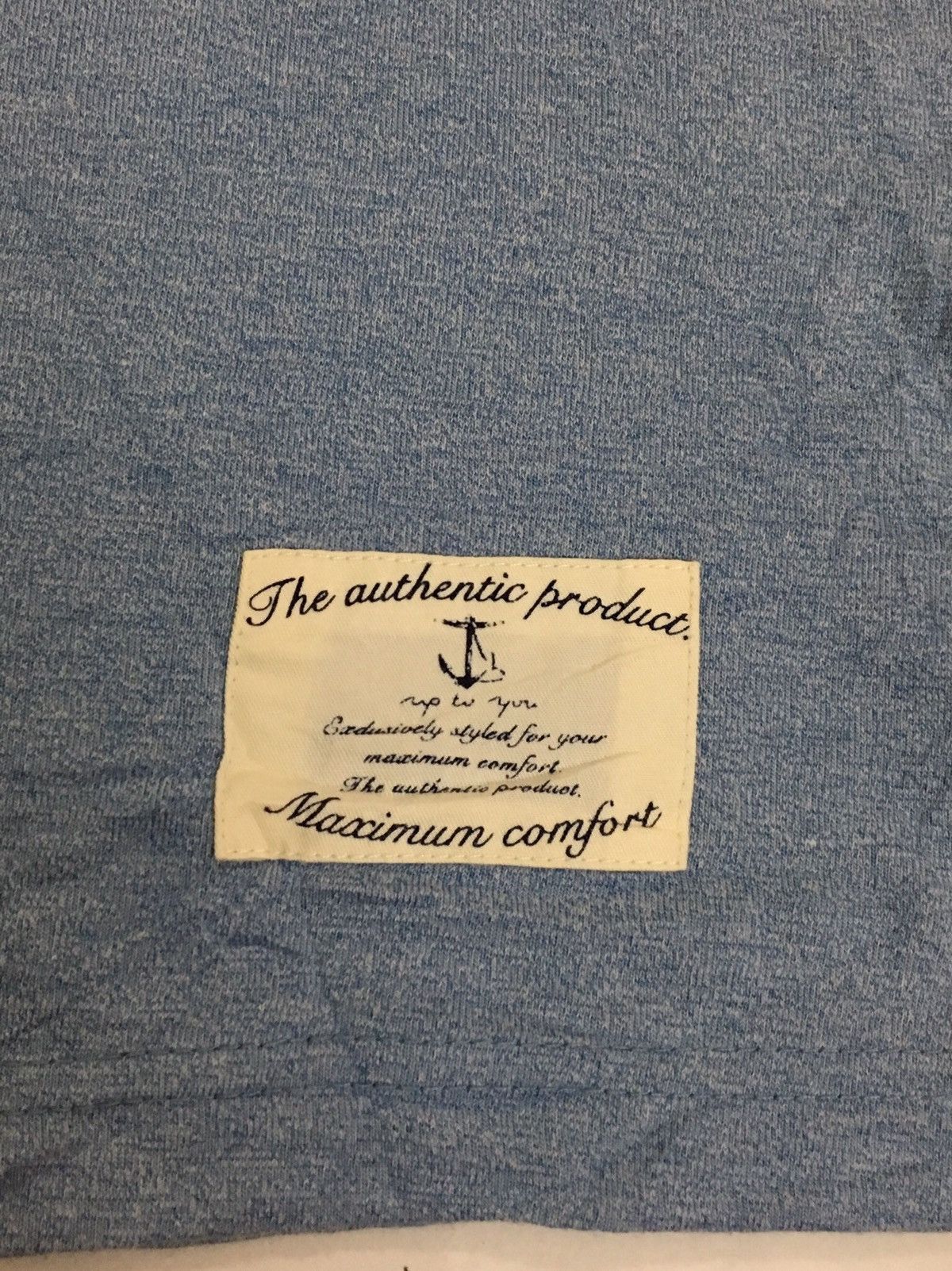 Designer KANSAI YAMAMOTO - BIG BACK LOGO BLUE T-SHIRT Size US L / EU 52-54 / 3 - 4 Thumbnail