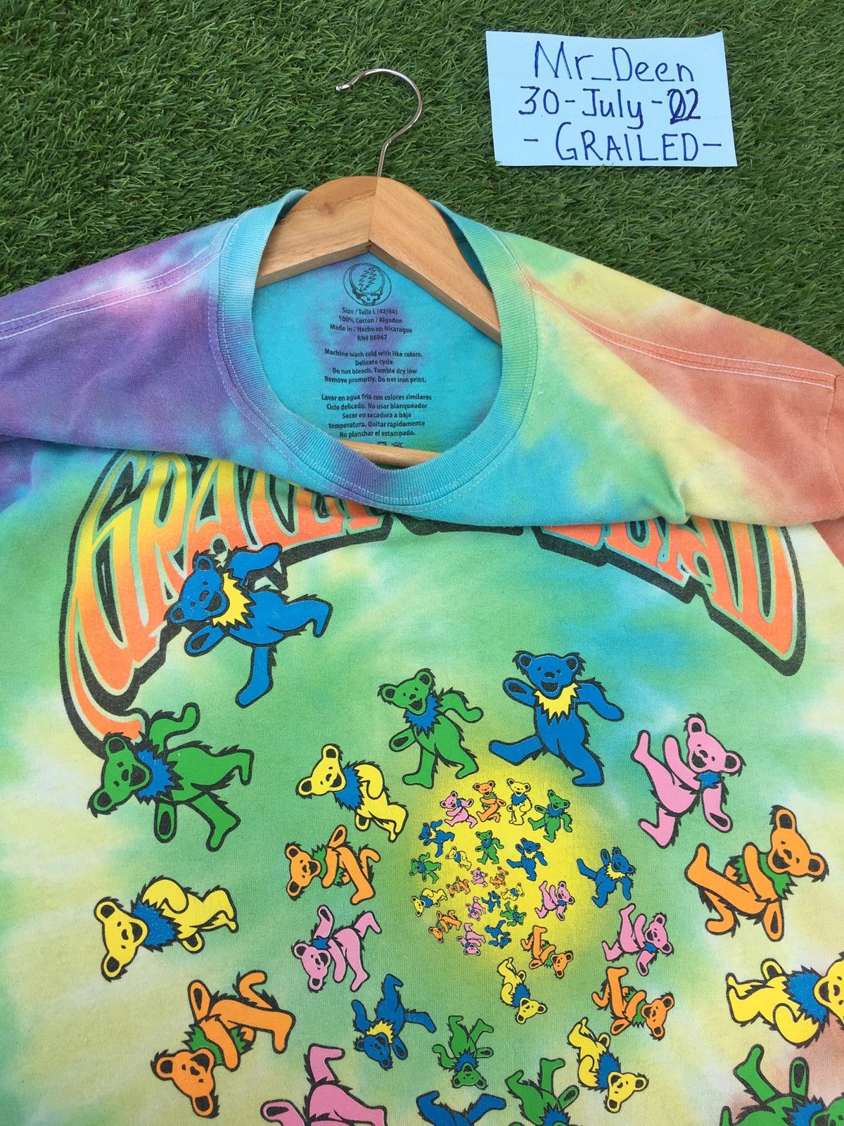 Band Tees Vintage Grateful Dead Tie Dye Tshirt Size US L / EU 52-54 / 3 - 8 Thumbnail