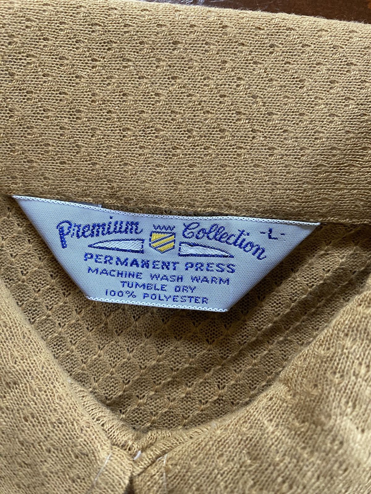Retrofit Vintage New 70’s Premium Collection Mod Brown Knit Polo Size US L / EU 52-54 / 3 - 3 Thumbnail