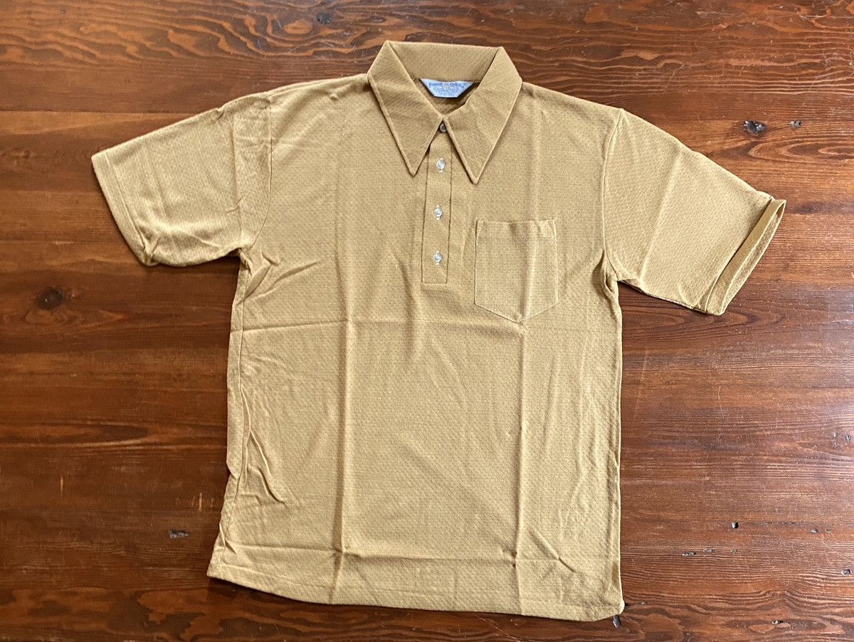 Retrofit Vintage New 70’s Premium Collection Mod Brown Knit Polo Size US L / EU 52-54 / 3 - 2 Thumbnail