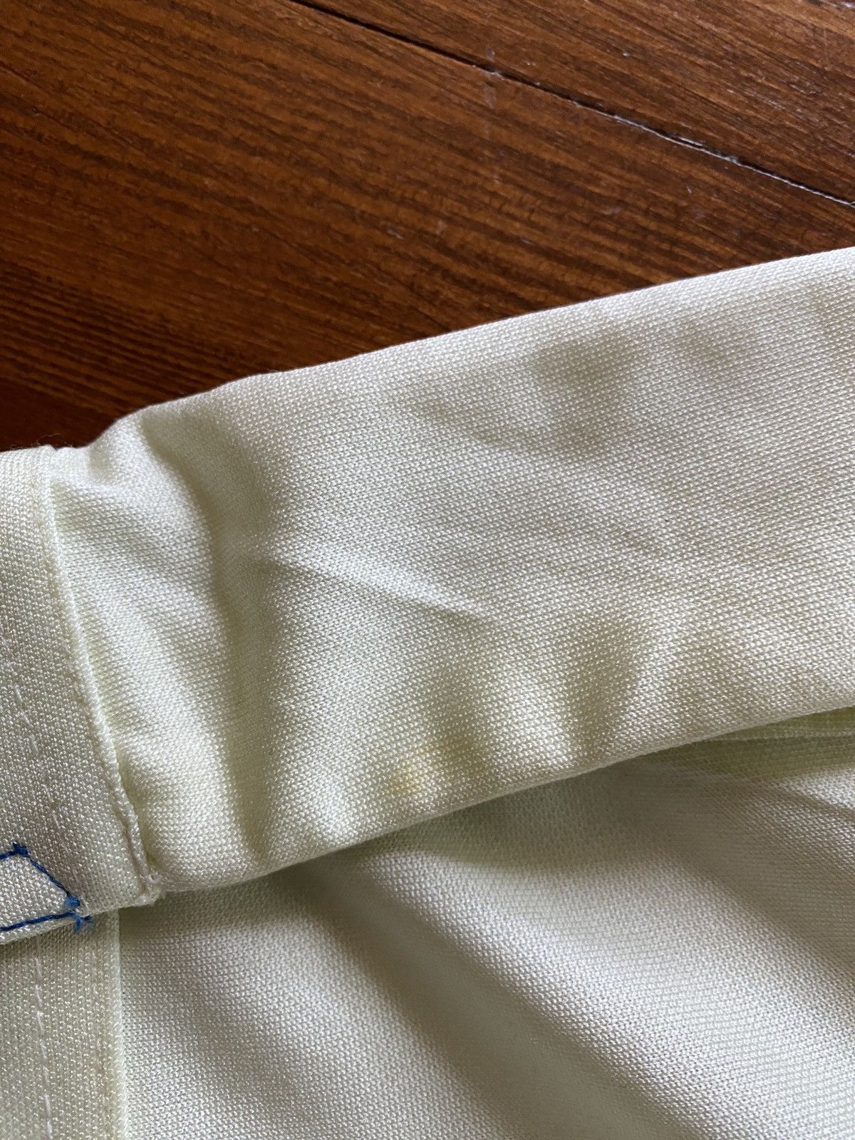 Retrofit Vintage 70’s Cream Polyester Long Sleeve Square Button Up Size US XL / EU 56 / 4 - 17 Thumbnail
