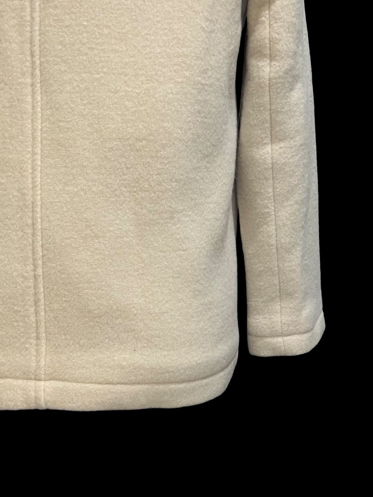 Designer × Japanese Brand 🔥NEED GONE🔥FRAY ID CASUAL WEAR CREAM WOOL PEACOAT FUR COLLAR Size S / US 4 / IT 40 - 9 Thumbnail