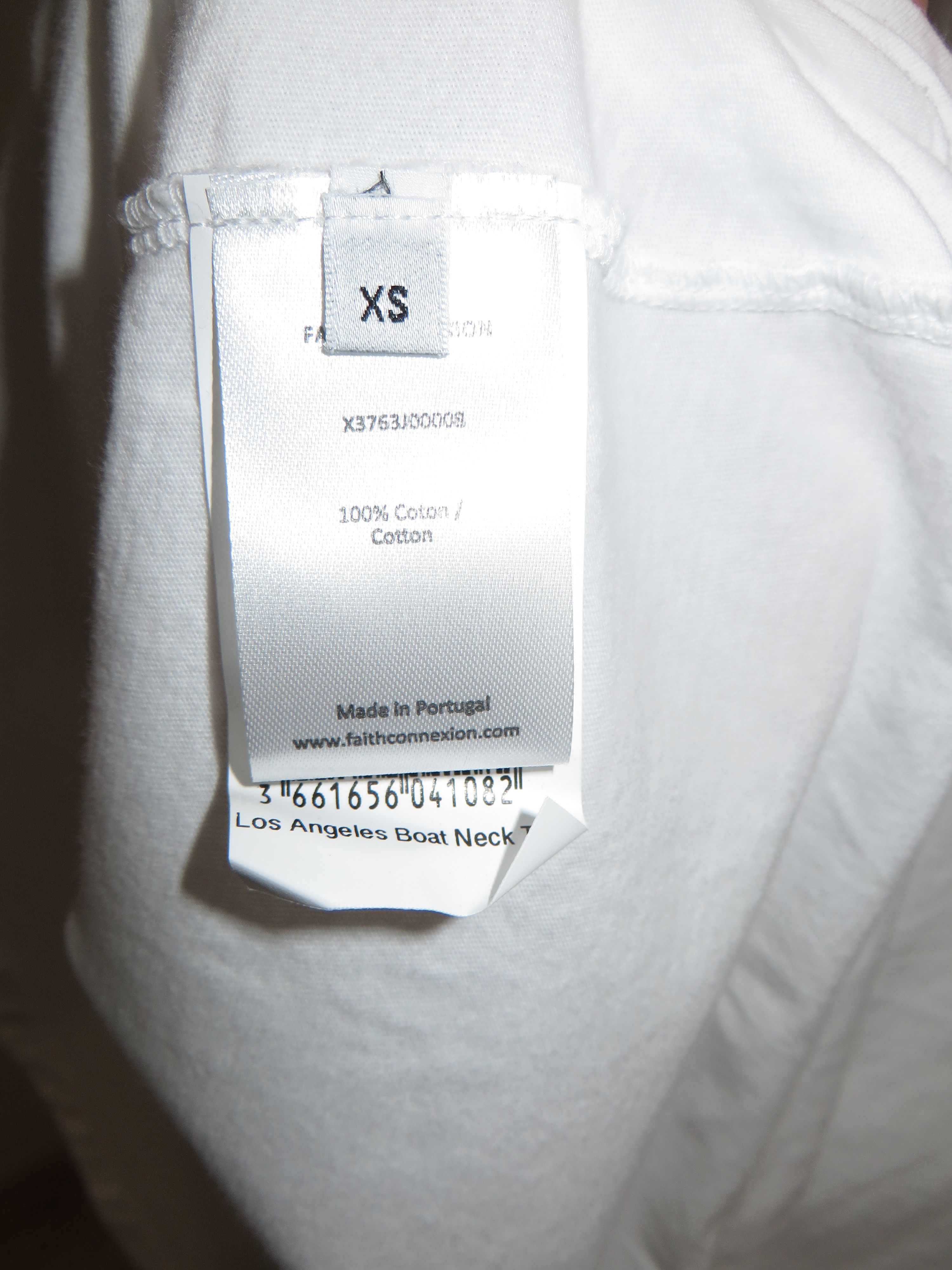 Faith Connexion Los Angeles boat neck t-shirt Size US XS / EU 42 / 0 - 4 Thumbnail