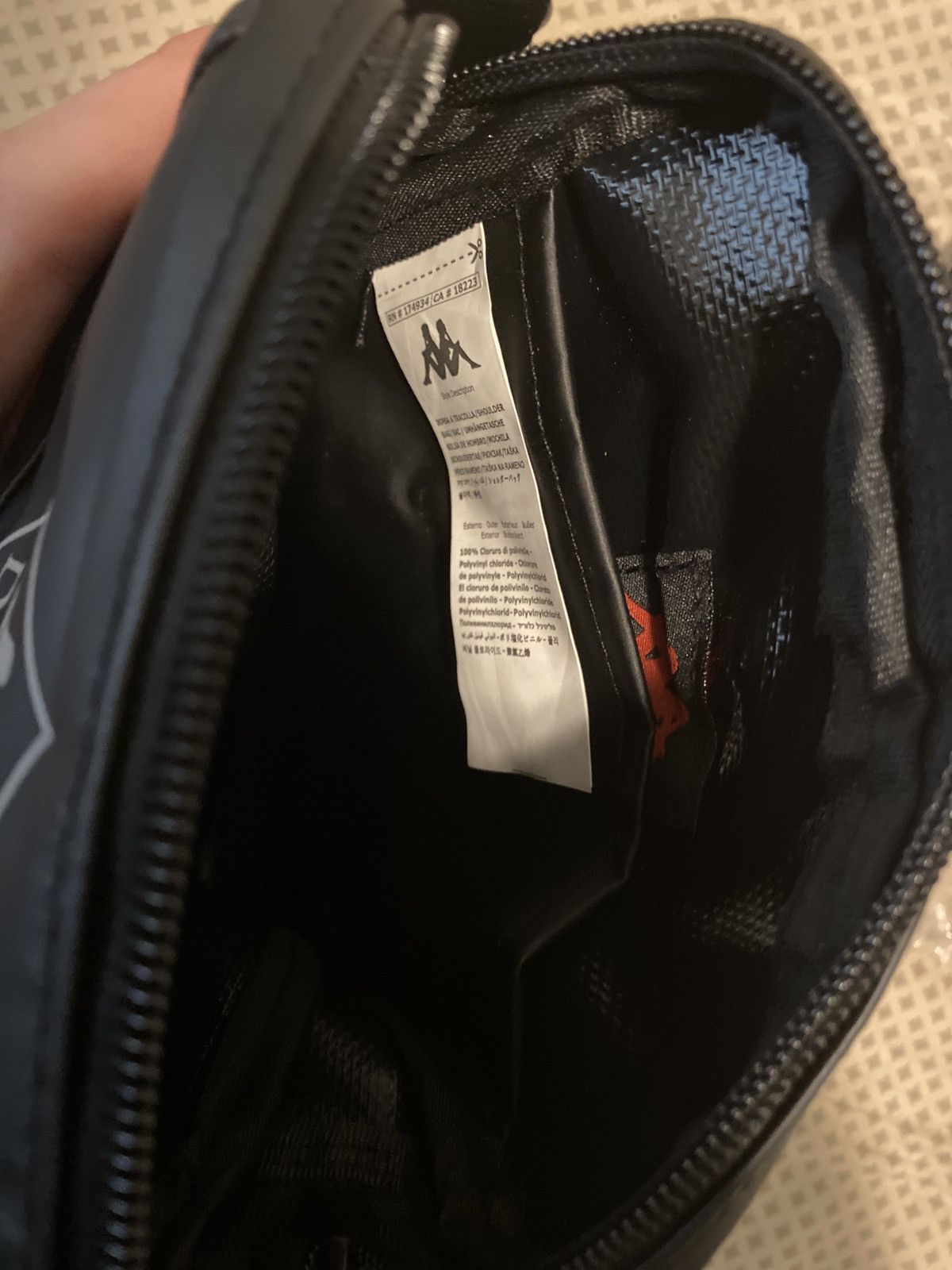 Kappa 777 x Kappa x Dark Polo Gang 3m reflective shoulder bag Size ONE SIZE - 9 Thumbnail