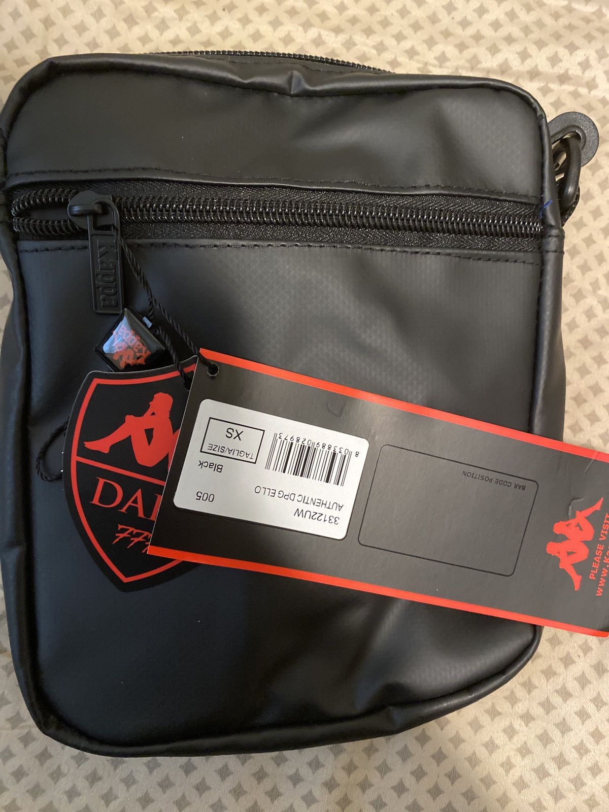 Kappa 777 x Kappa x Dark Polo Gang 3m reflective shoulder bag Size ONE SIZE - 8 Thumbnail