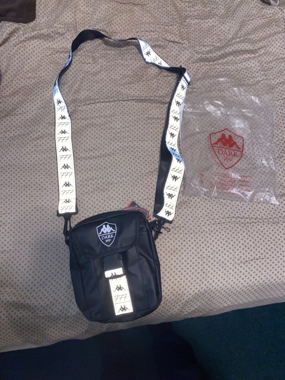 Kappa 777 x Kappa x Dark Polo Gang 3m reflective shoulder bag Size ONE SIZE - 3 Thumbnail