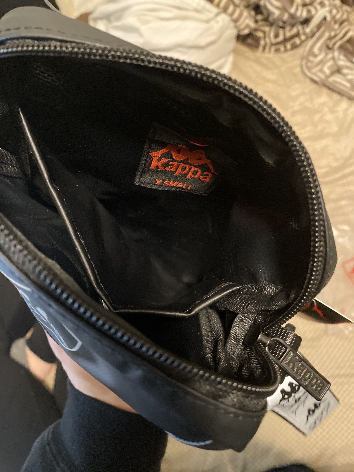 Kappa 777 x Kappa x Dark Polo Gang 3m reflective shoulder bag Size ONE SIZE - 10 Thumbnail