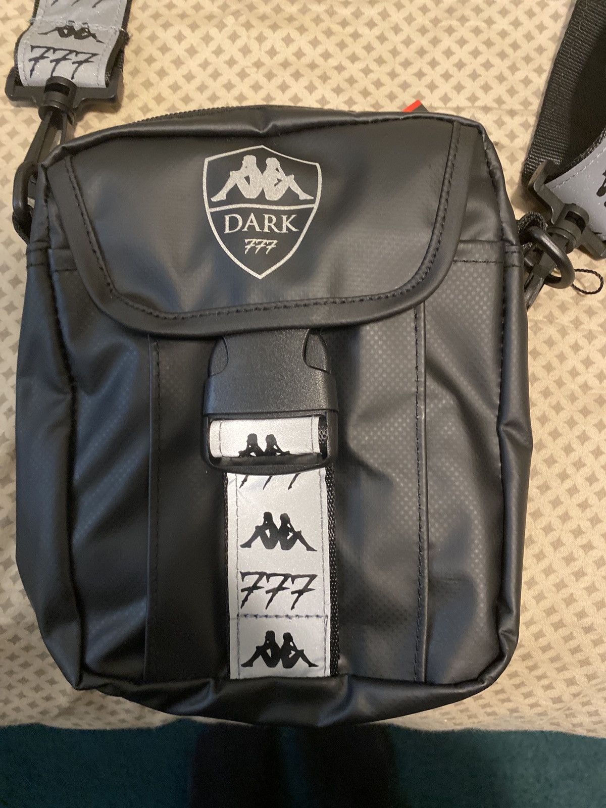 Kappa 777 x Kappa x Dark Polo Gang 3m reflective shoulder bag Size ONE SIZE - 4 Thumbnail