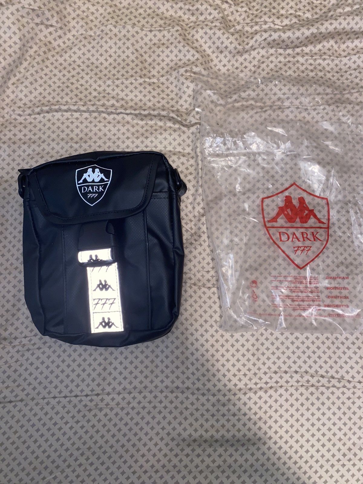 Kappa 777 x Kappa x Dark Polo Gang 3m reflective shoulder bag Size ONE SIZE - 7 Thumbnail
