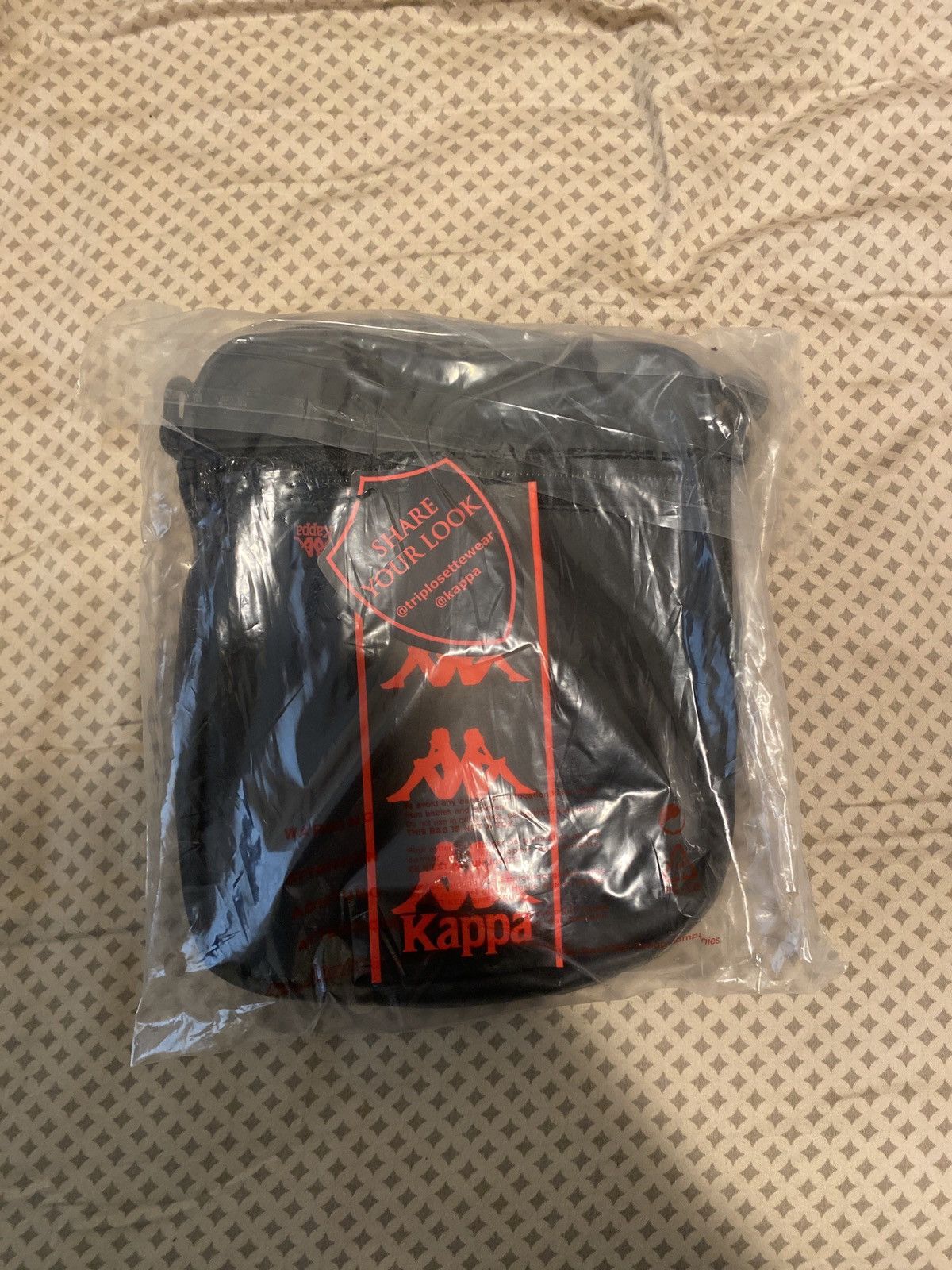 Kappa 777 x Kappa x Dark Polo Gang 3m reflective shoulder bag Size ONE SIZE - 6 Thumbnail
