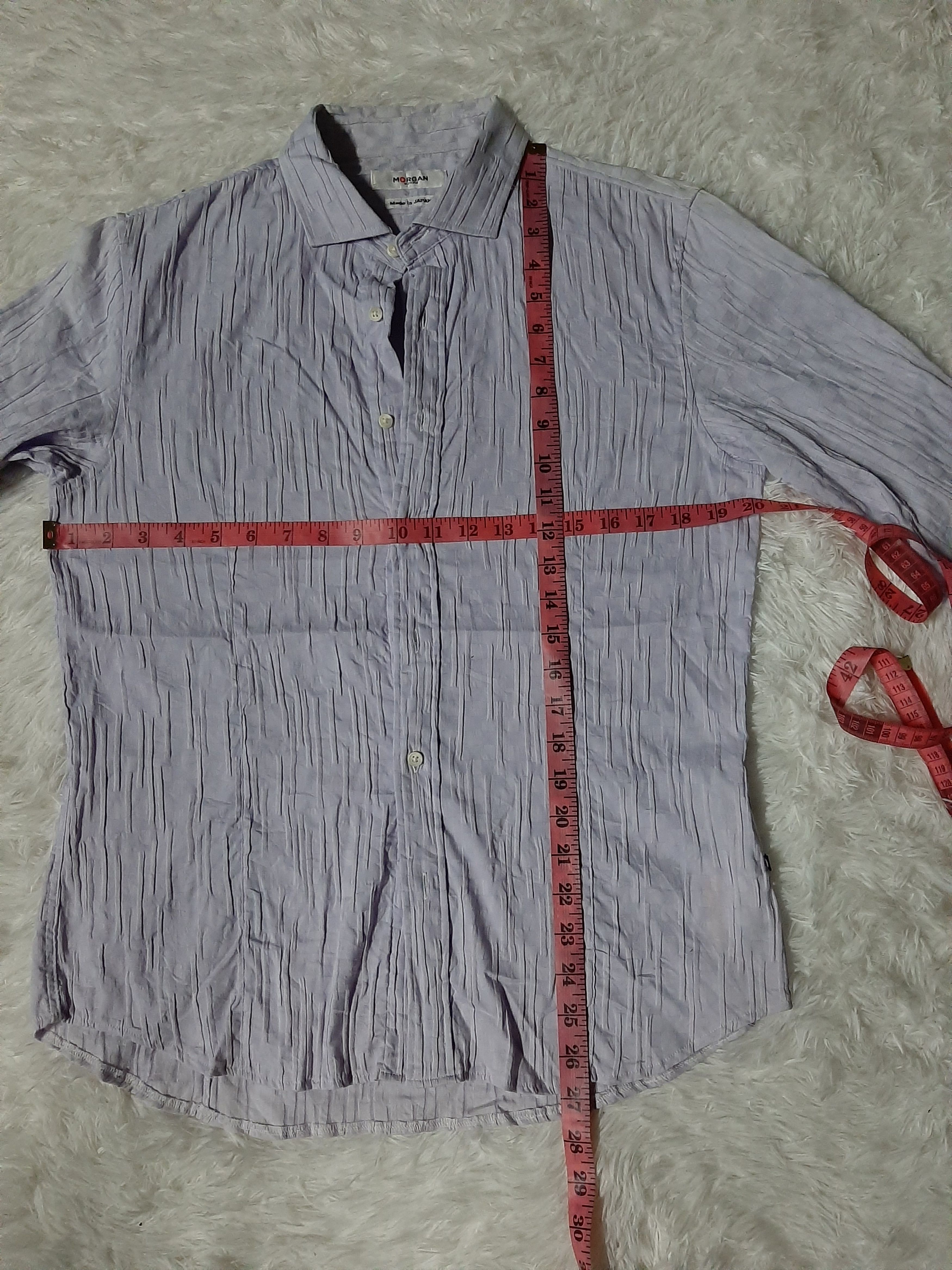 Designer × Morgan Homme × Vintage VINTAGE MORGAN HOMME SHIRT BUTTON UP Size US M / EU 48-50 / 2 - 7 Thumbnail