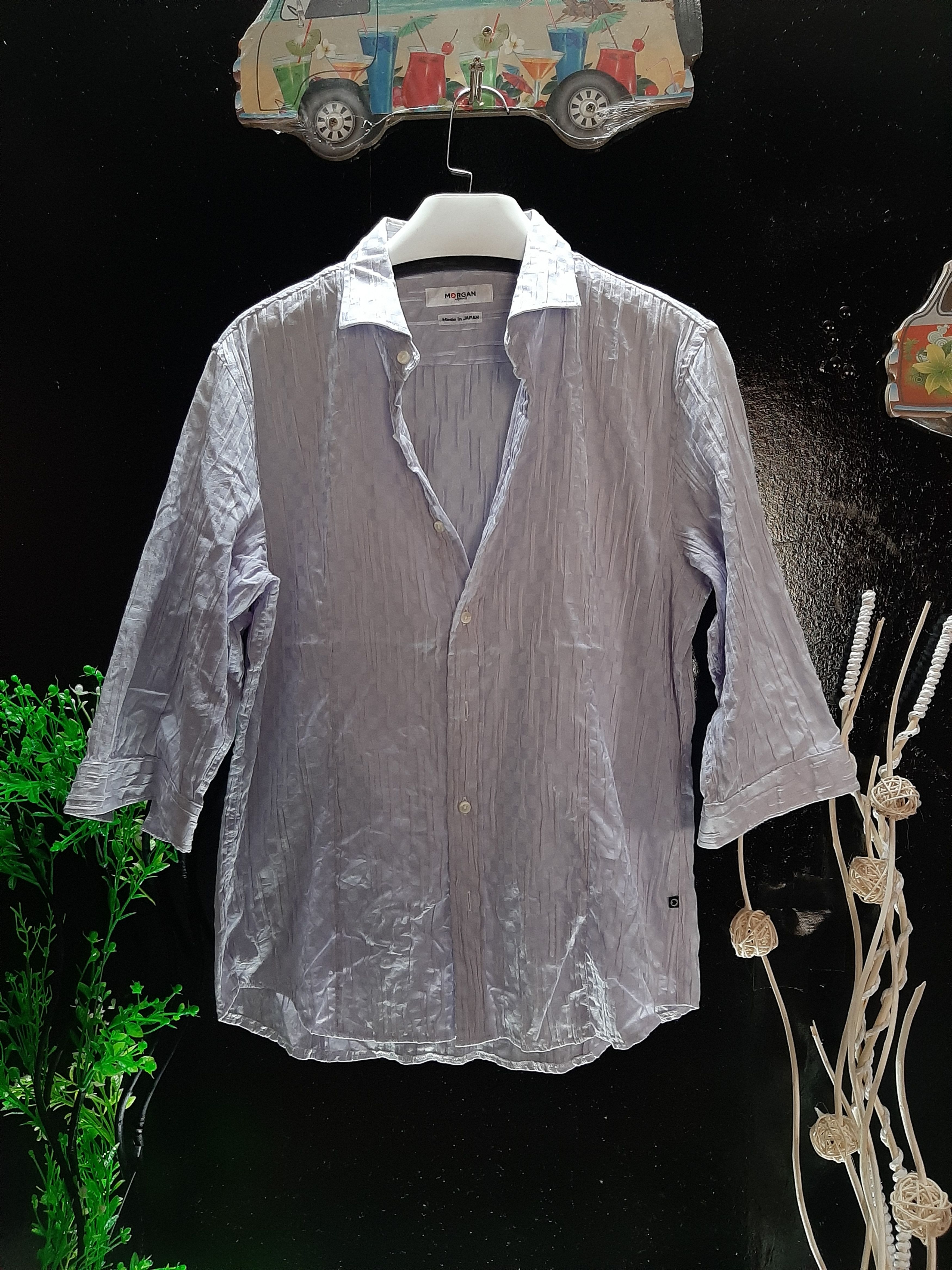 Designer × Morgan Homme × Vintage VINTAGE MORGAN HOMME SHIRT BUTTON UP Size US M / EU 48-50 / 2 - 1 Thumbnail
