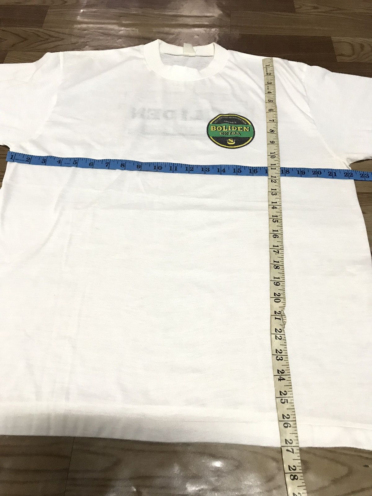 Vintage VINTAGE BOLIDEN SWEDEN PROMO TEE Size US L / EU 52-54 / 3 - 6 Thumbnail