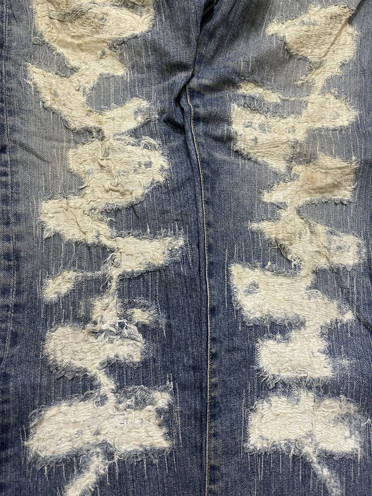 Japanese Brand Rare Distressed Gowest Genius Design Jeans Size US 32 / EU 48 - 3 Thumbnail