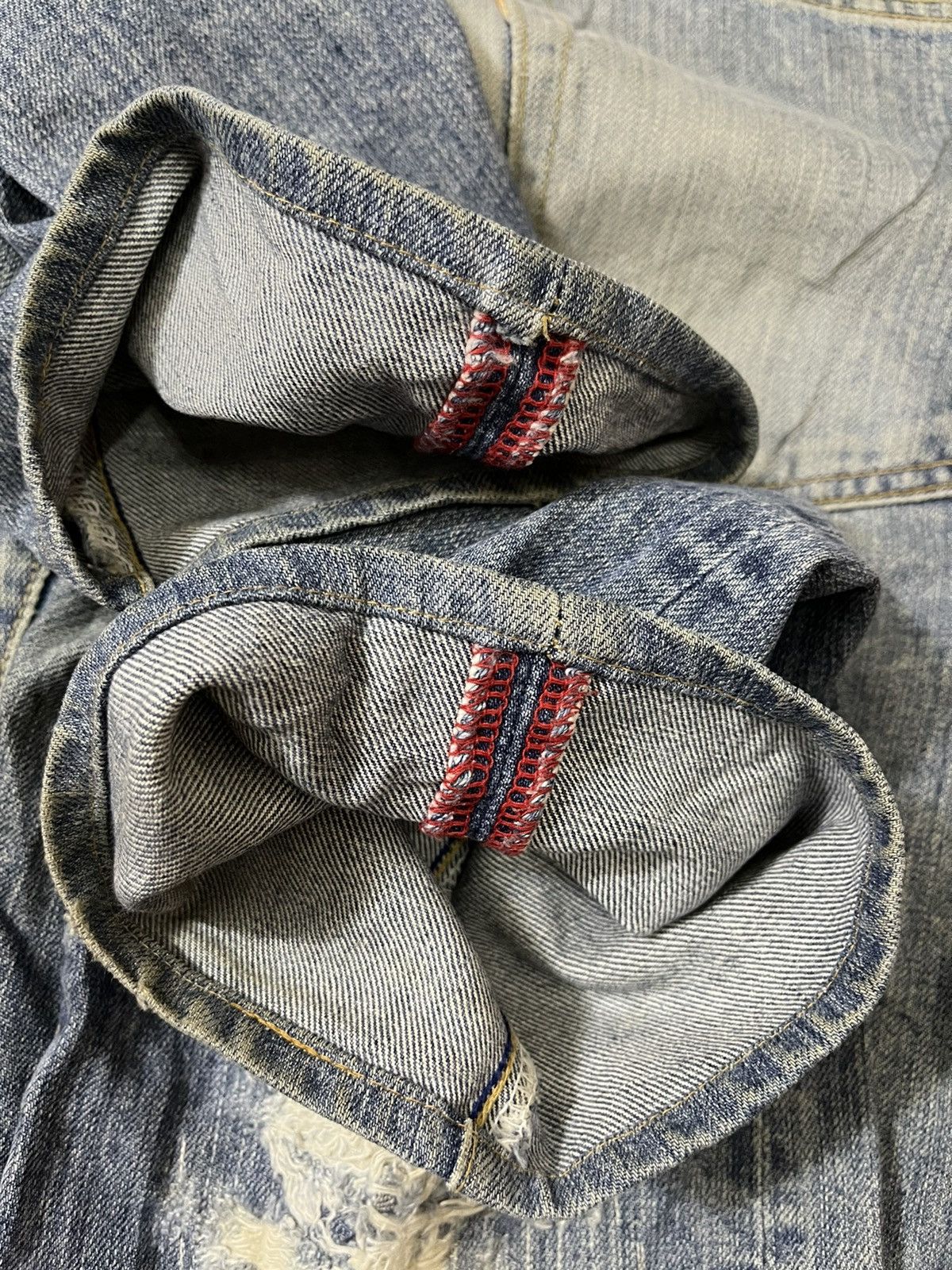 Japanese Brand Rare Distressed Gowest Genius Design Jeans Size US 32 / EU 48 - 9 Thumbnail