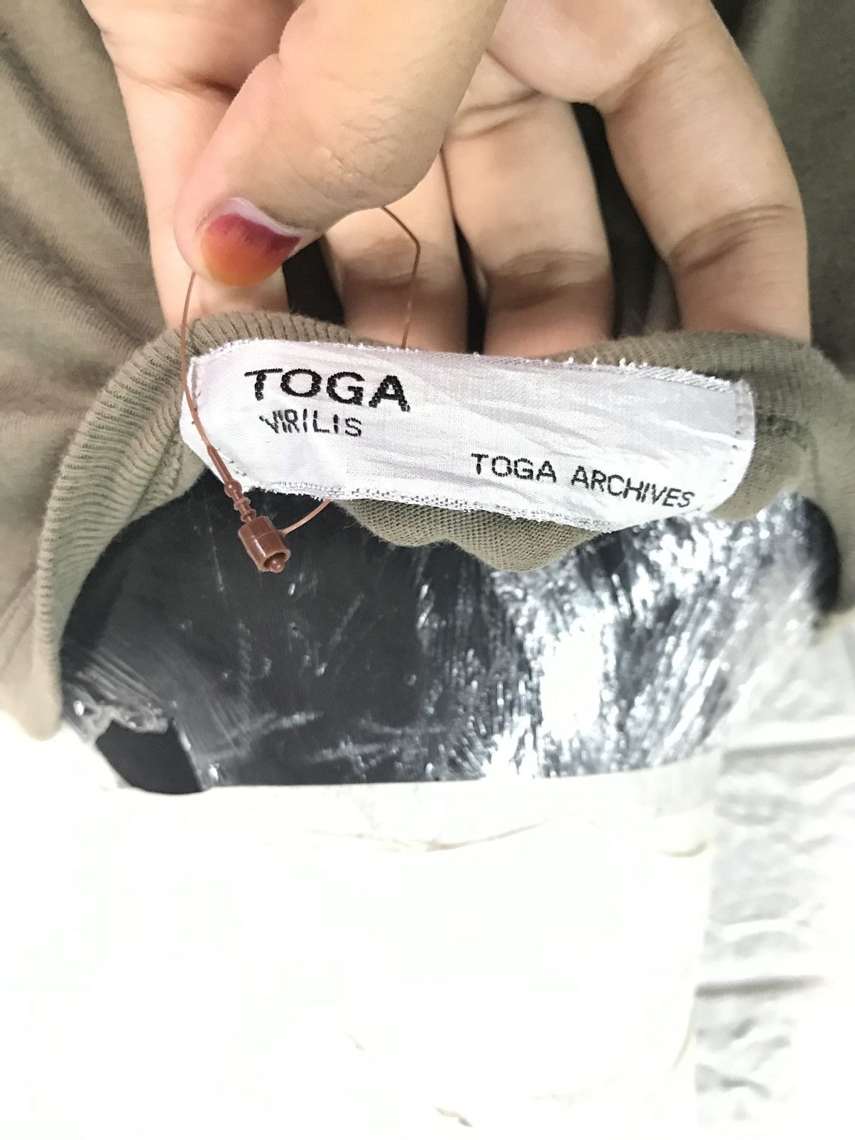 Japanese Brand × Toga × Vintage TOGA ARCHIVE V NECK TEE MADE IN JAPAN 🇯🇵 Size US S / EU 44-46 / 1 - 3 Thumbnail