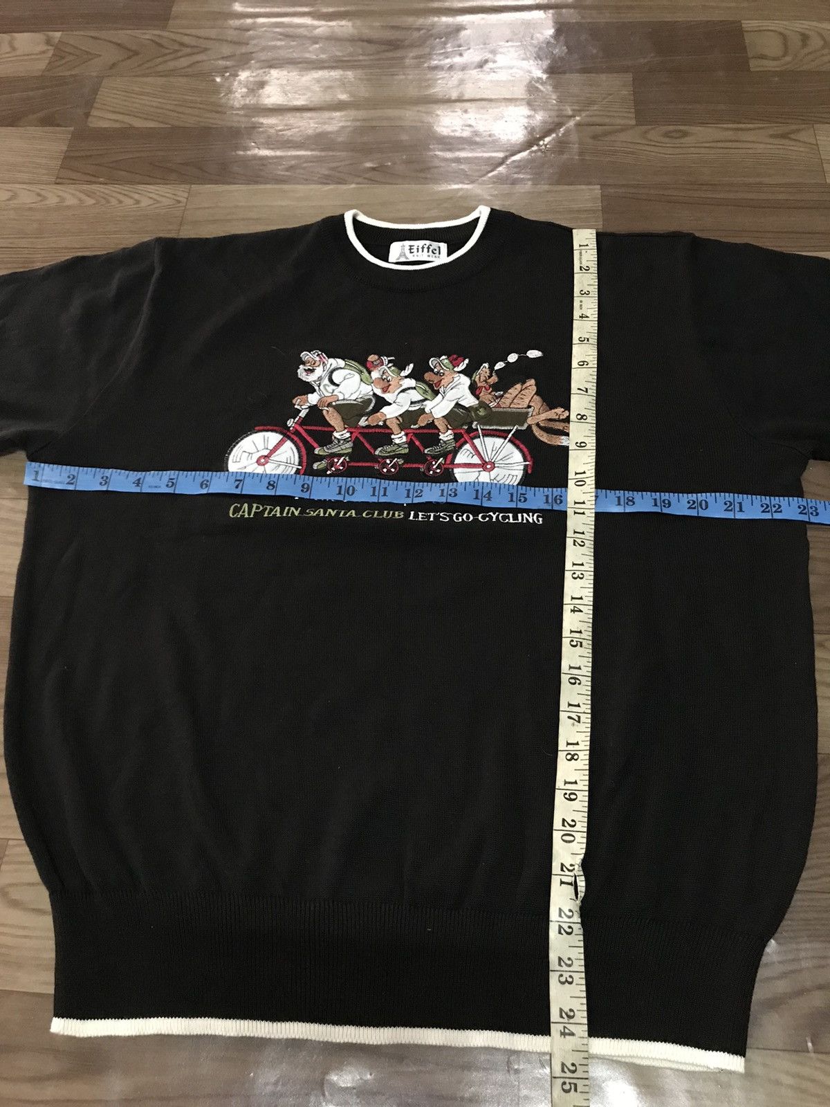 Japanese Brand × Vintage VINTAGE CAPTAIN SANTA CLUB EIFFEL KNIT WEAR EMBROIDERY LOGO Size US L / EU 52-54 / 3 - 5 Thumbnail