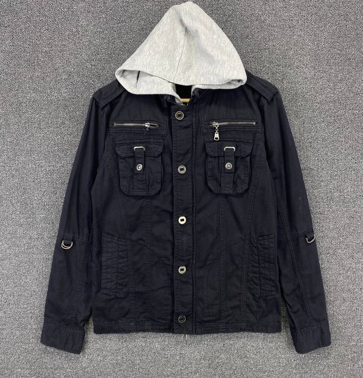 In The Attic Vintage In The Attic Tactical Pocket Punk Inspired Jacket Size M / US 6-8 / IT 42-44 - 2 Thumbnail