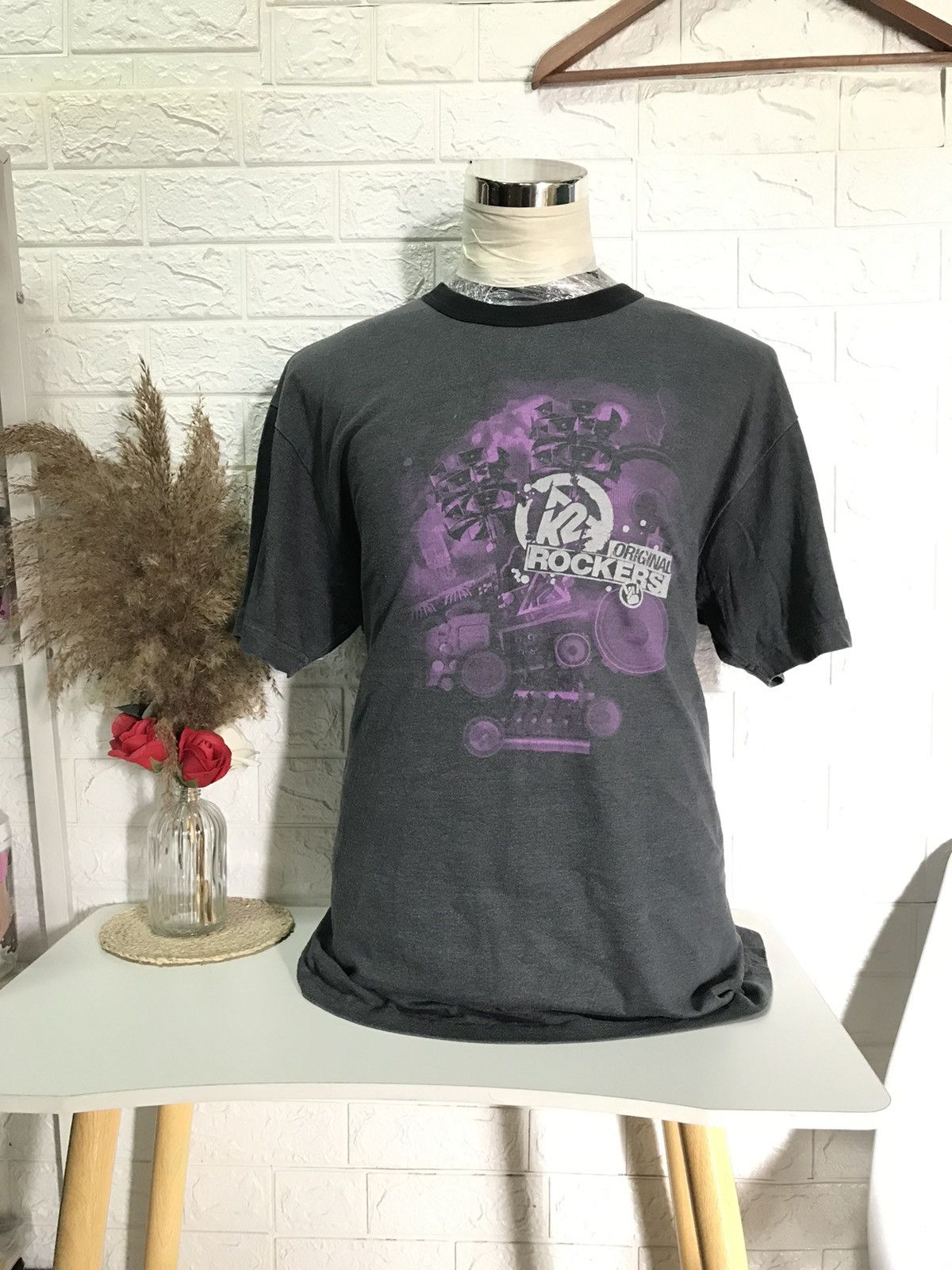 Band Tees K2 ROCKER TOUR RINGER TEE Size US XL / EU 56 / 4 - 1 Thumbnail