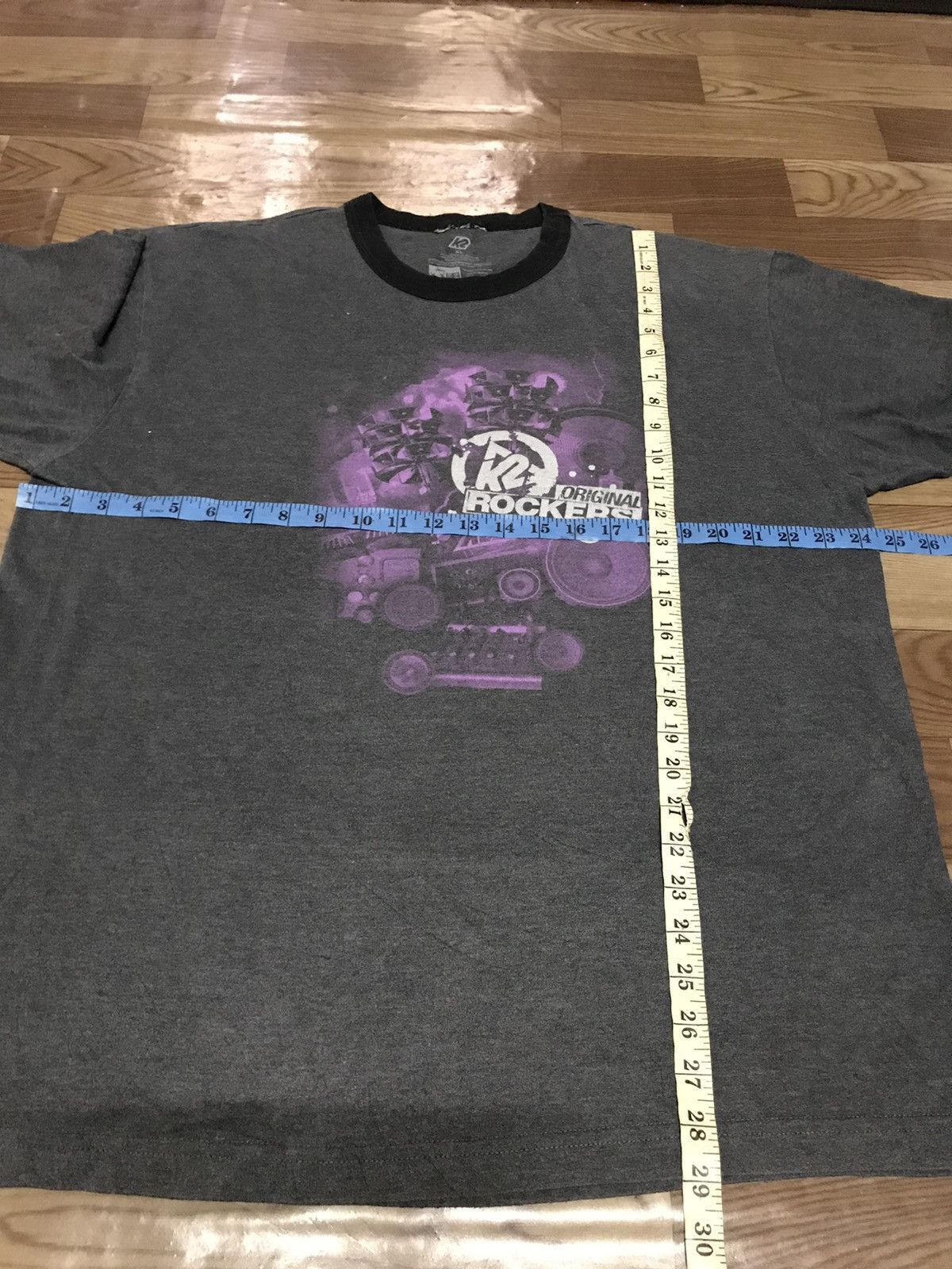 Band Tees K2 ROCKER TOUR RINGER TEE Size US XL / EU 56 / 4 - 6 Thumbnail