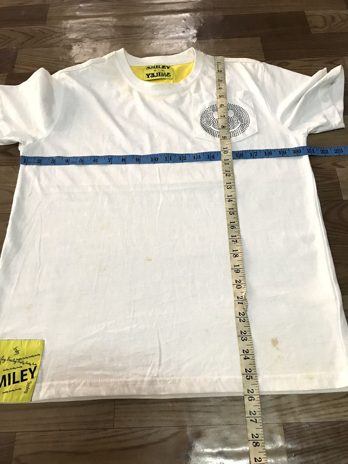 Japanese Brand SMILEY POCKET TEE BIG LOGO Size US M / EU 48-50 / 2 - 9 Thumbnail